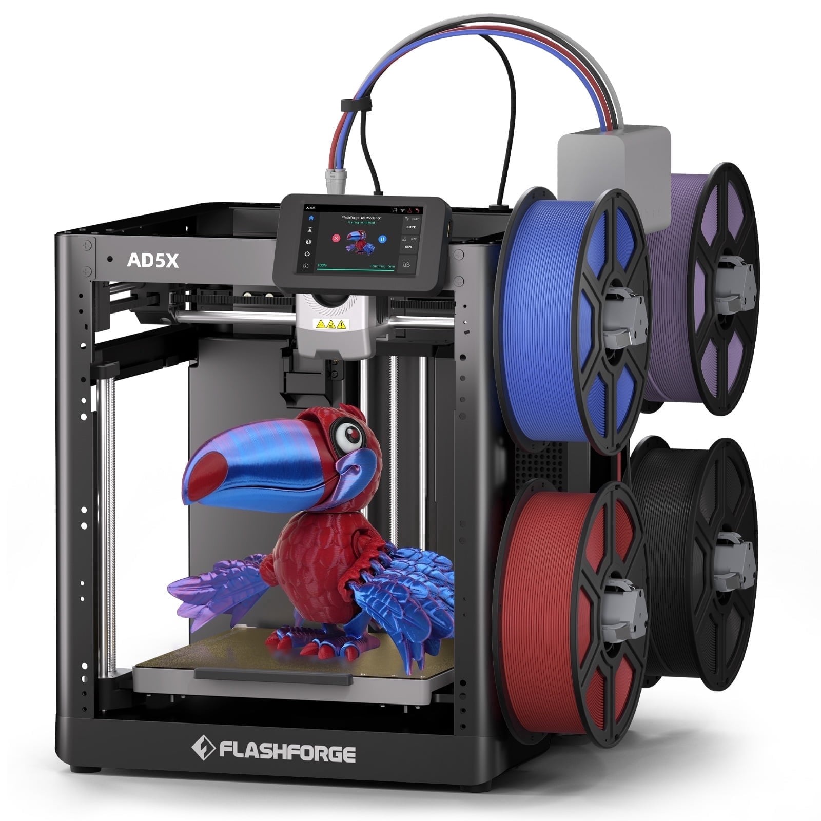 Flashforge AD5X 3D Printer, Multi-Color Printing, 600mm/s High Speed, Core XY,