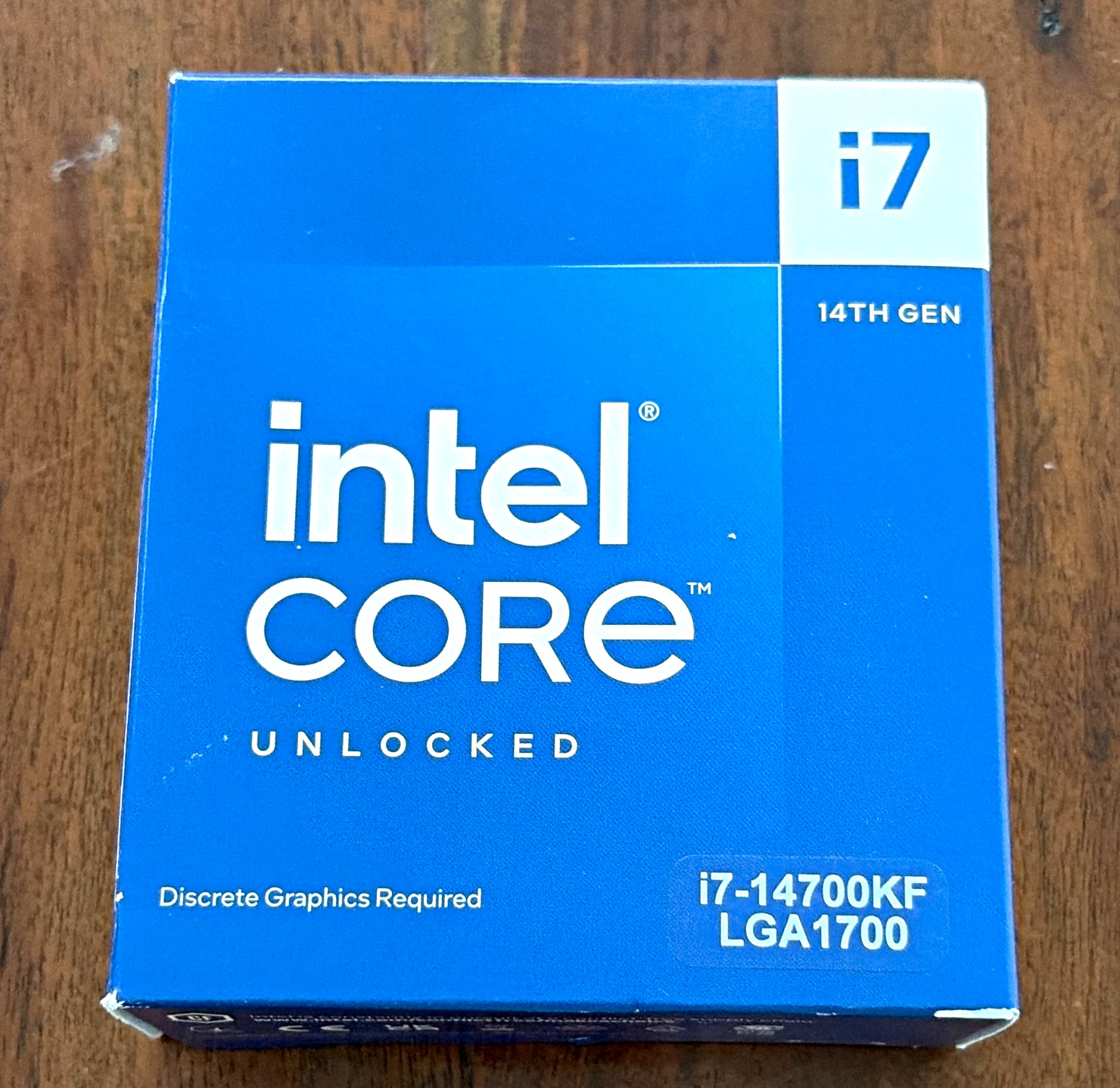 Intel Core i7-14700KF 14th Gen 20-Core 3.4GHz LGA1700 28MB/33MB