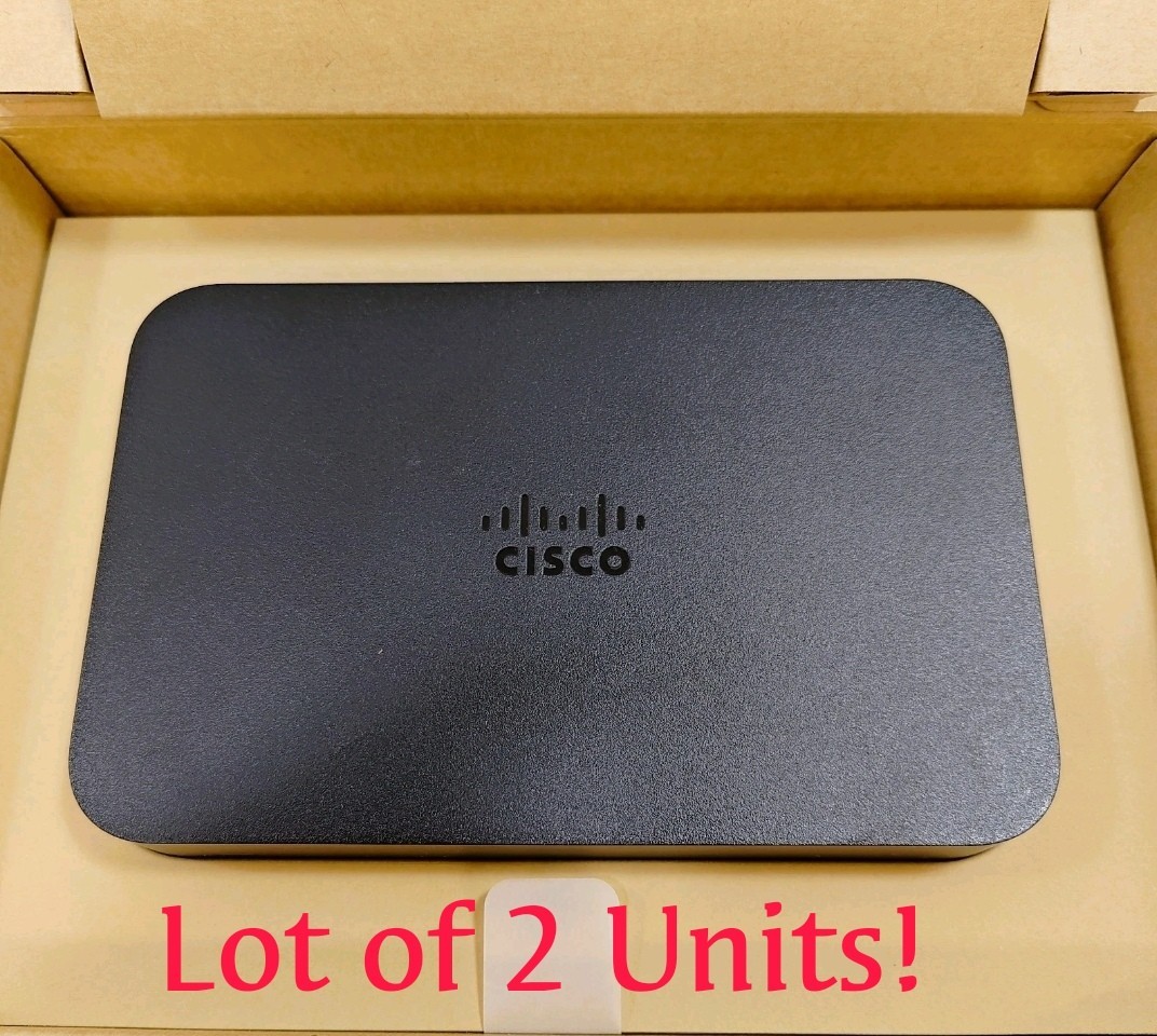 Lot Of 2 Cisco Meraki Z3-HWVPN Firewall Gateway - Claimed - In Original Boxes