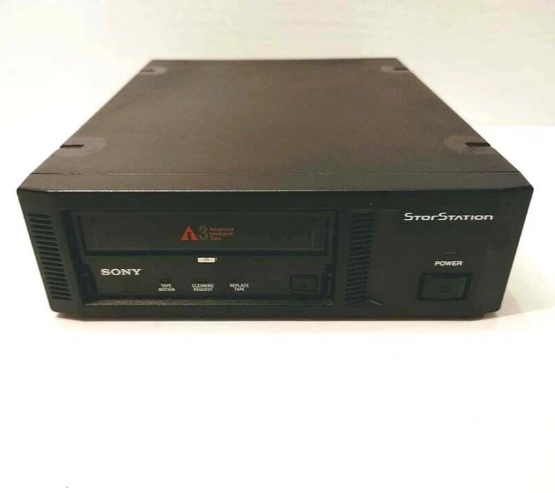 SONY STORSTATION AITe260 ATDEA3 TAPE DATA DRIVE EXTERNAL SCSI AIT BACKUP BLACK