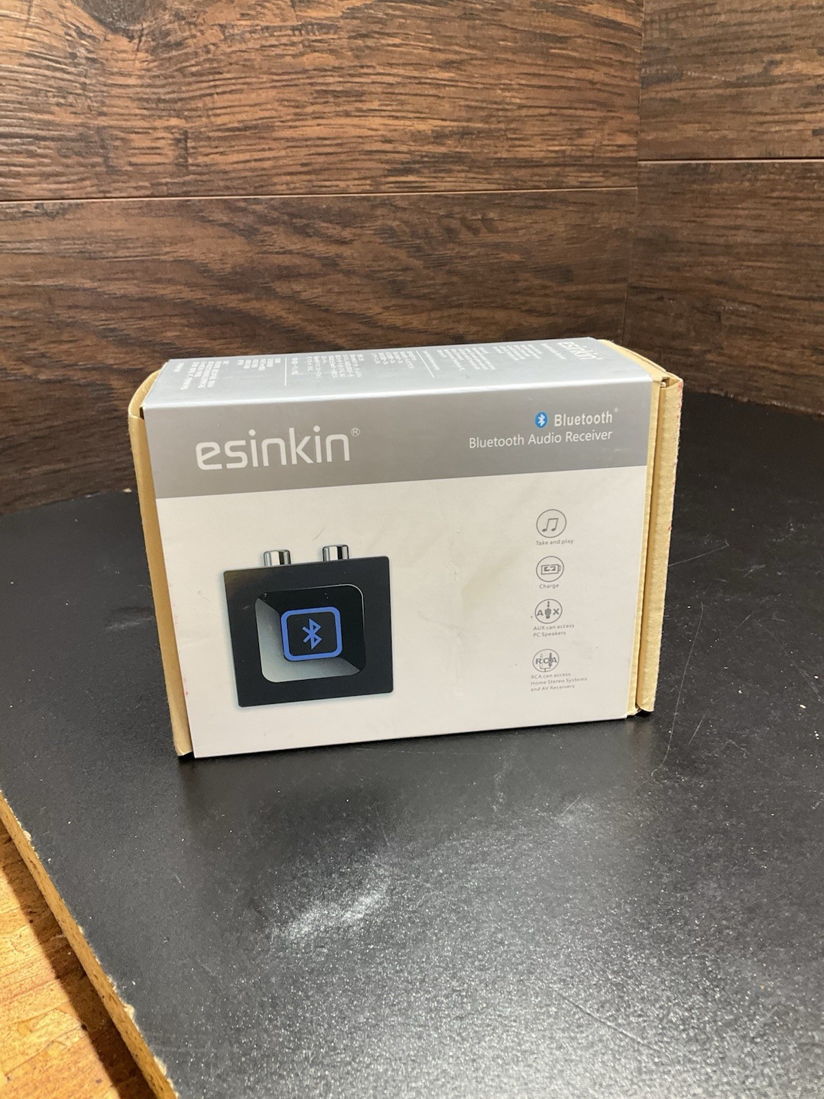 Bluetooth Audio Adapter for Music Streaming Sound System, Esinkin Wireless Audio