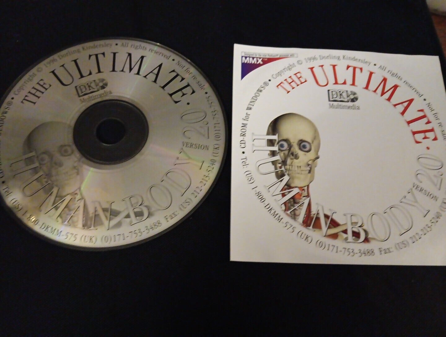 DK Multimedia The Ultimate Human Body 2.0 CD-ROM for Windows 1996 