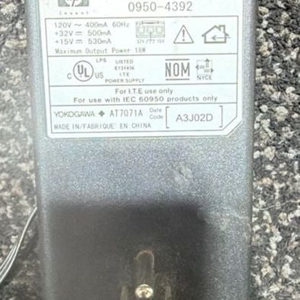Genuine HP AC Power Adapter Model 0950-4392 for DeskJet Printers