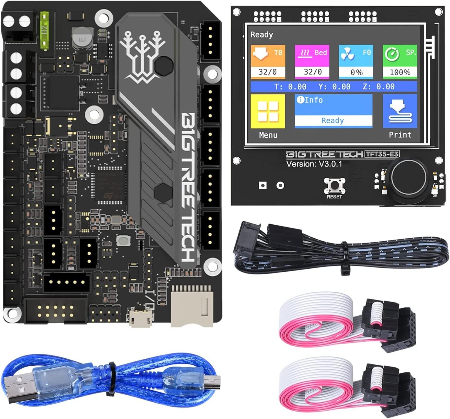 3D Printer Control Board & TFT35 Touch Screen Bundle - SKR Mini E3 V3.0 Upgrade