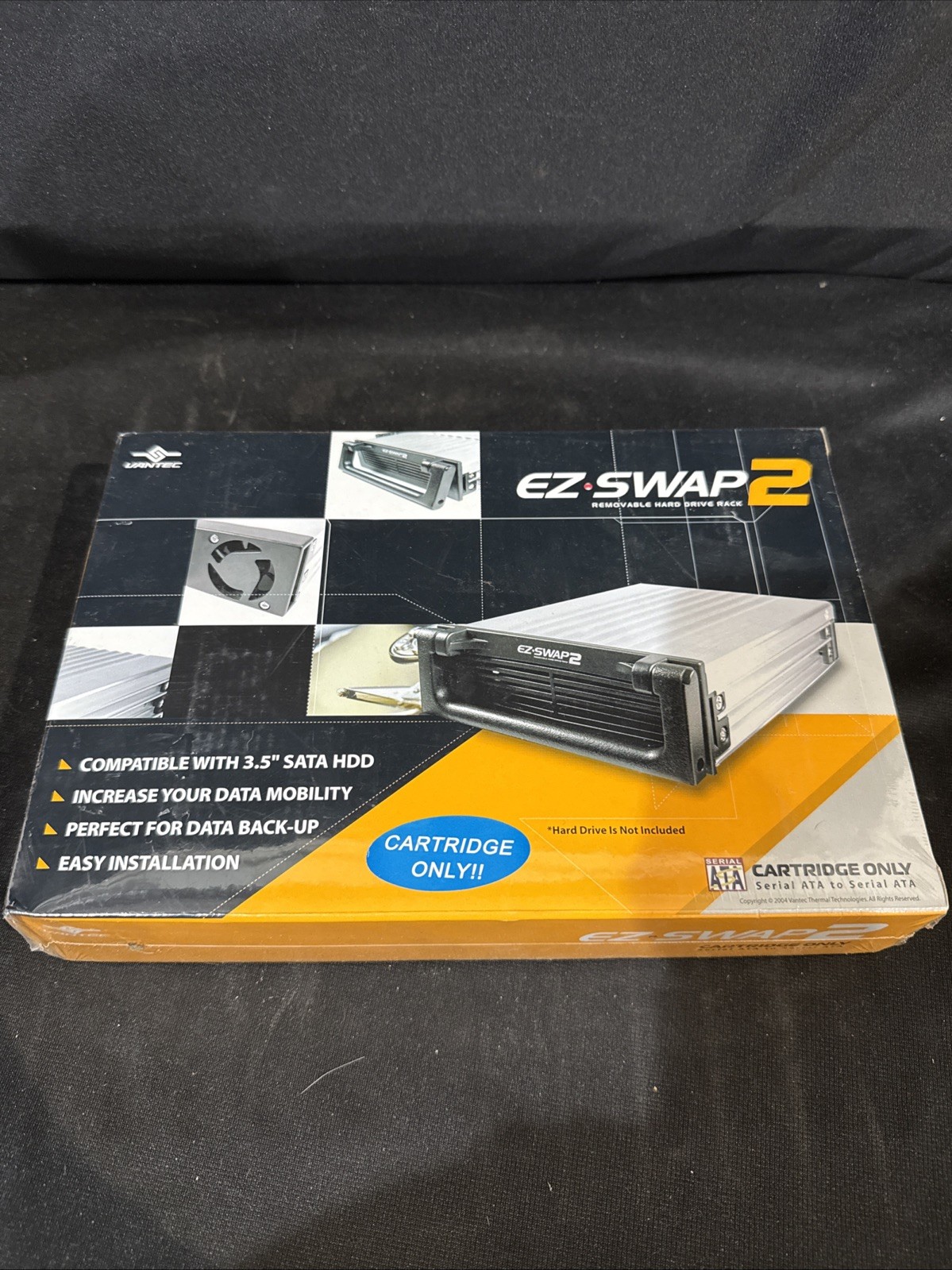 Vantec EZ Swap2 Cartridge for 3.5" SATA Removable HDD Mobile Rack MRK-300ST-BK-C