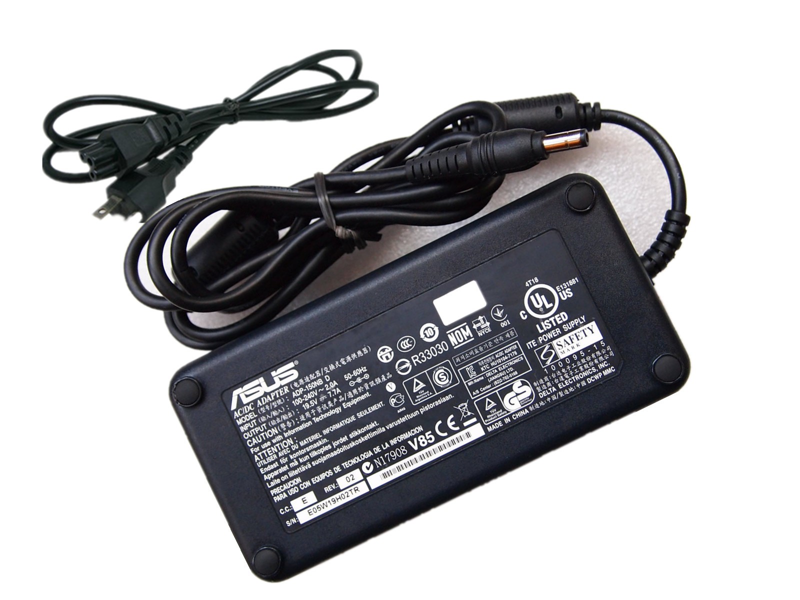 150W Genuine Liteon AC Adapter Charger Cord For ASUS G74SX-A1 G74SX-A2 G74SX-XT1