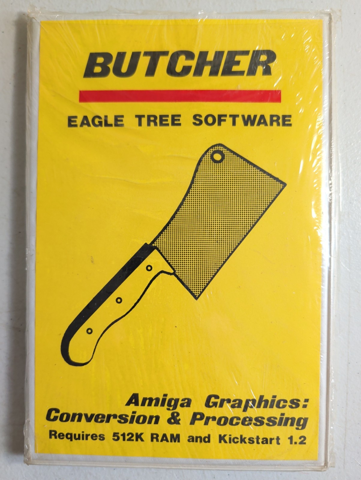 Vtg. Factory Sealed Eagle Tree Butcher Amiga Graphics Software Very Rare