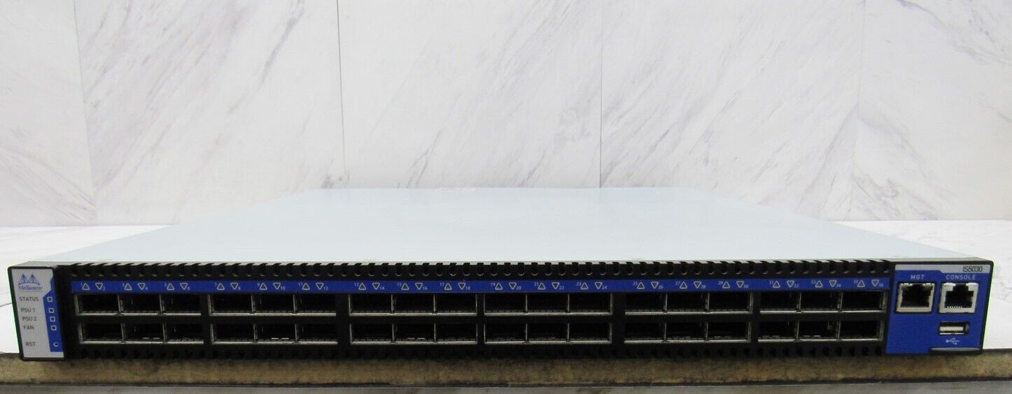 Mellanox IS5030 IS50XX InfiniBand 36 Port 40Gb QSFP+ Dual PSU Managed Switch