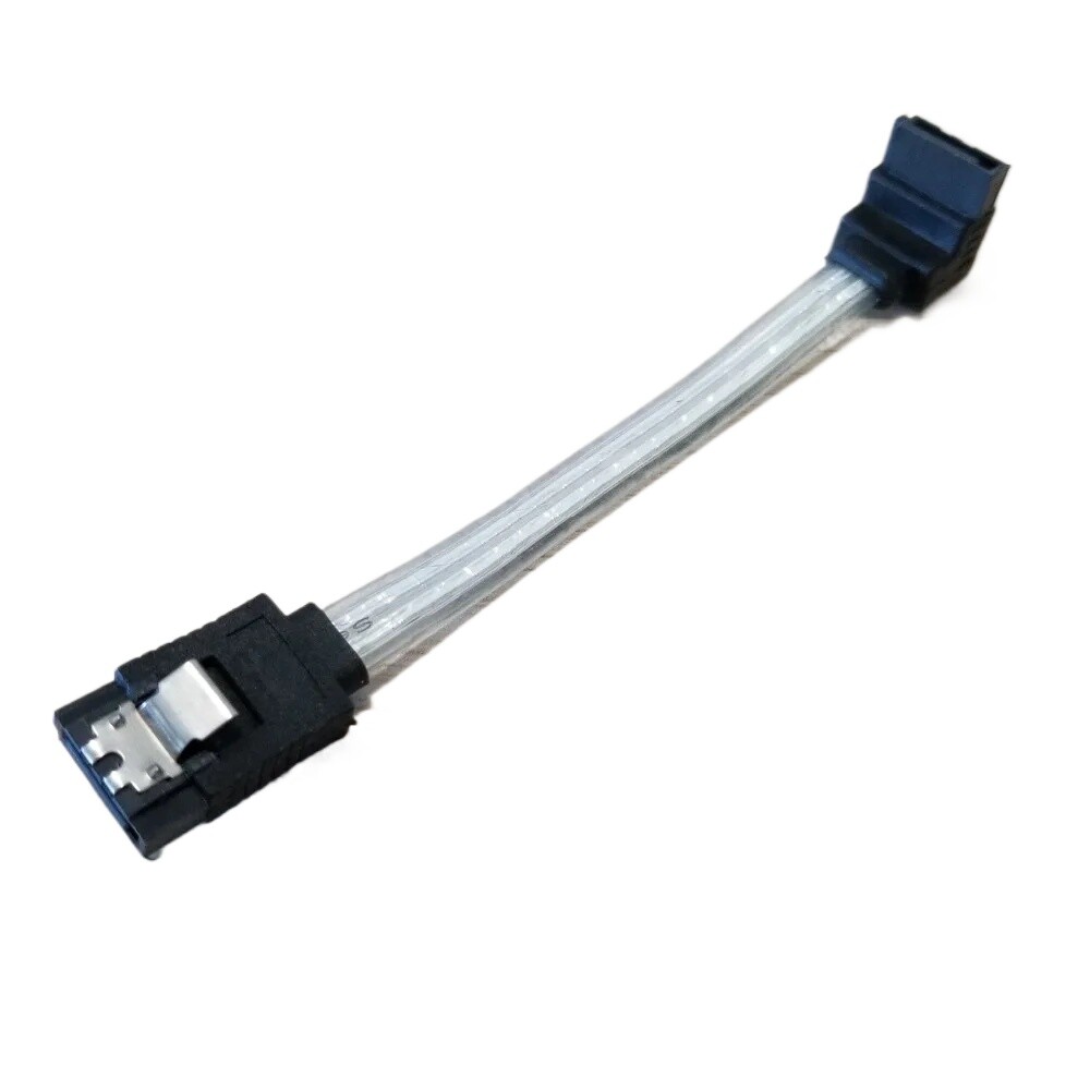 PC Mini ITX SATA 90 Degree Right Angled Host Case Mainboard HDD Data Cable 10CM