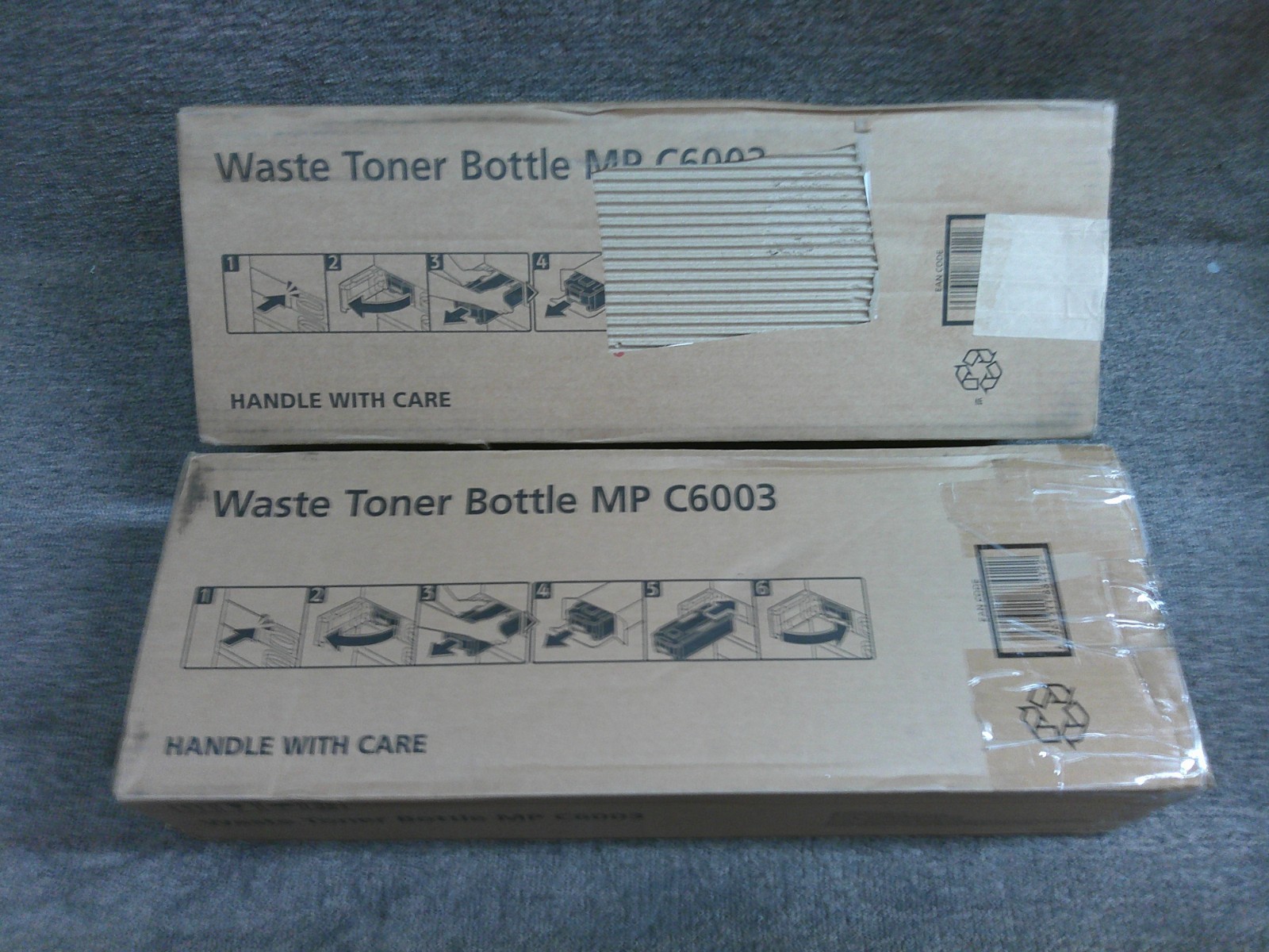 416890 New Genuine Ricoh Savin Lanier (2 pack) Waste Toner Bottles MP C6003