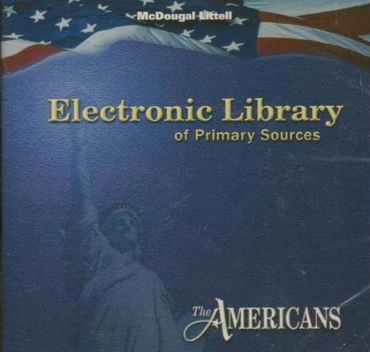 McDougal Littell The Americans: Electronic Library Of Primary Sources PC MAC CD