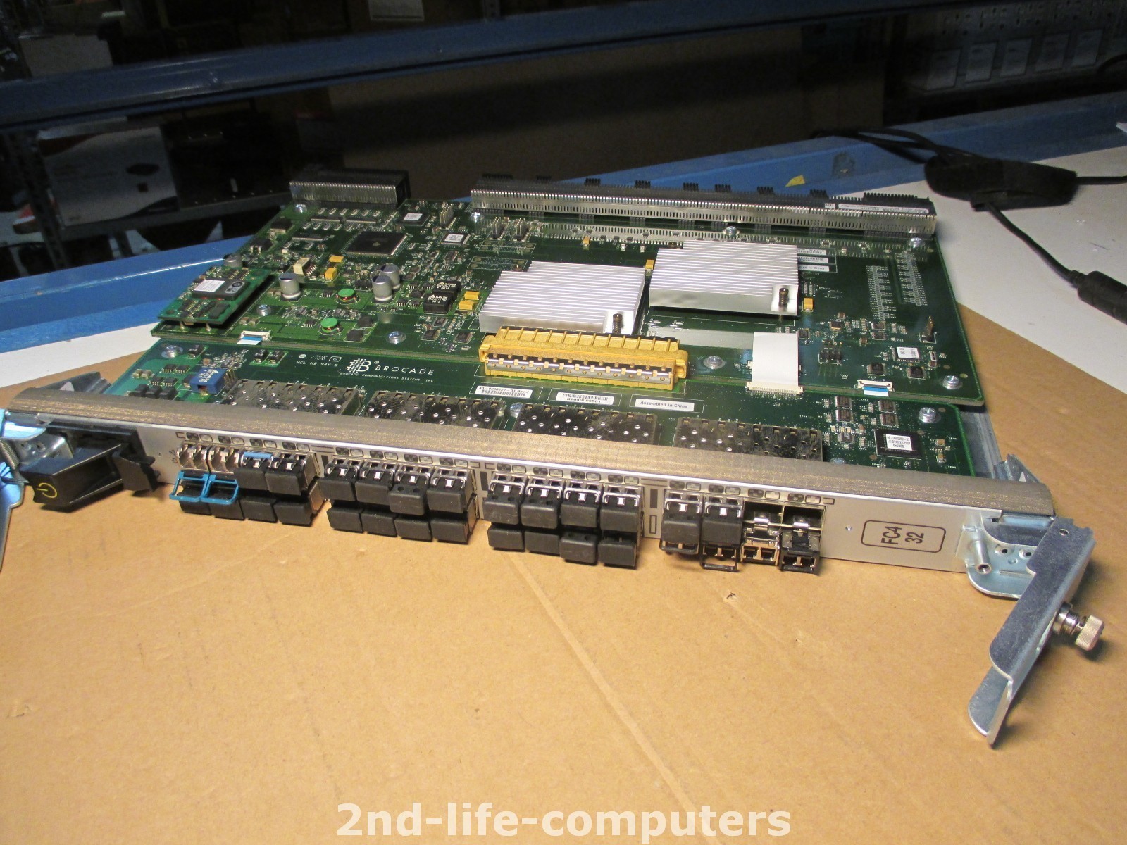 HP Brocade A7991A 4/256 SAN Director Switch 32-Port 4GB FC Blade INCL 29X SFP'S