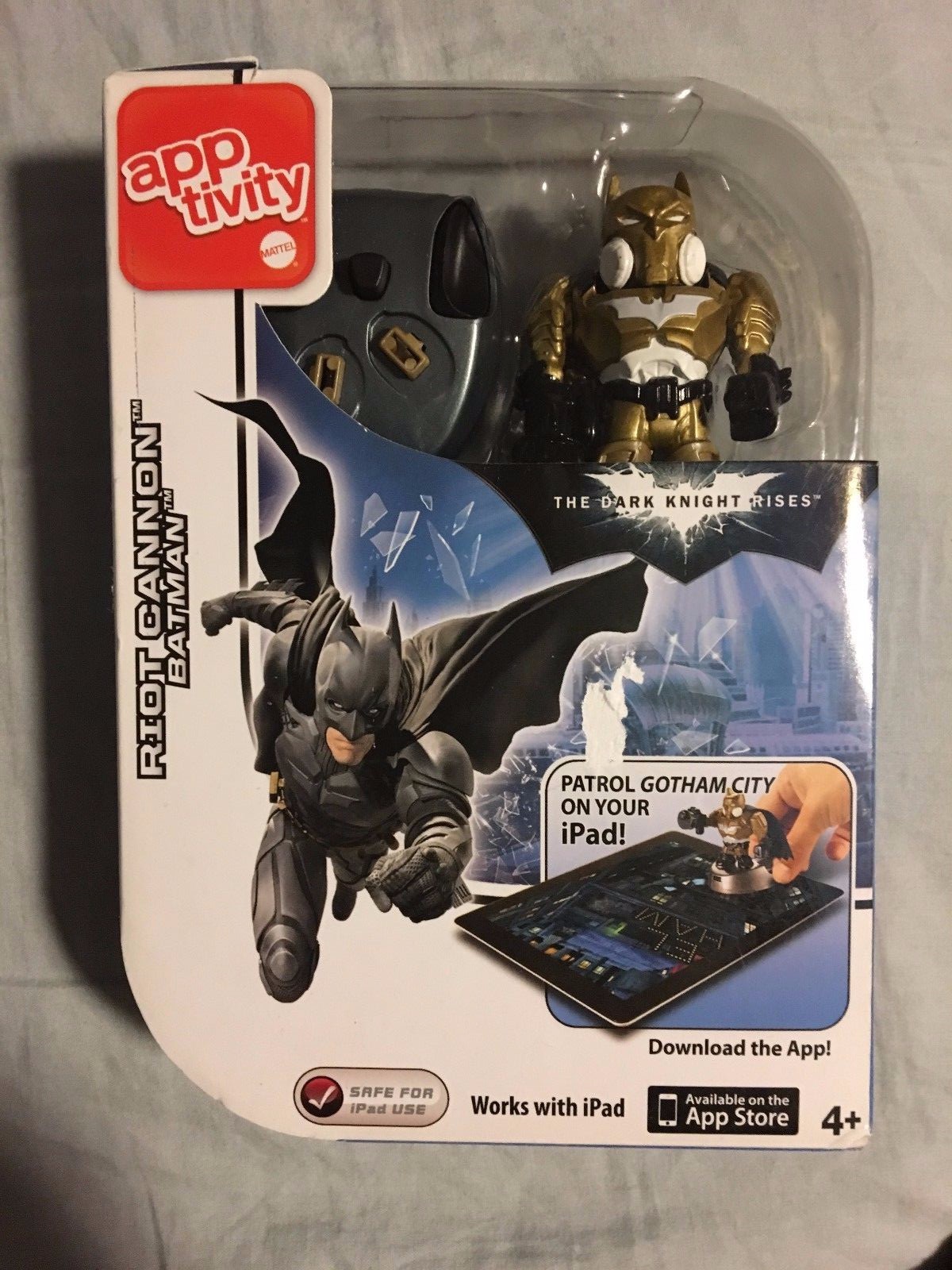 APPTIVITY WWE RUMBLERS RIOT CANNON BATMAN PATROL GOTHAM CITY ON iPAD  NEW