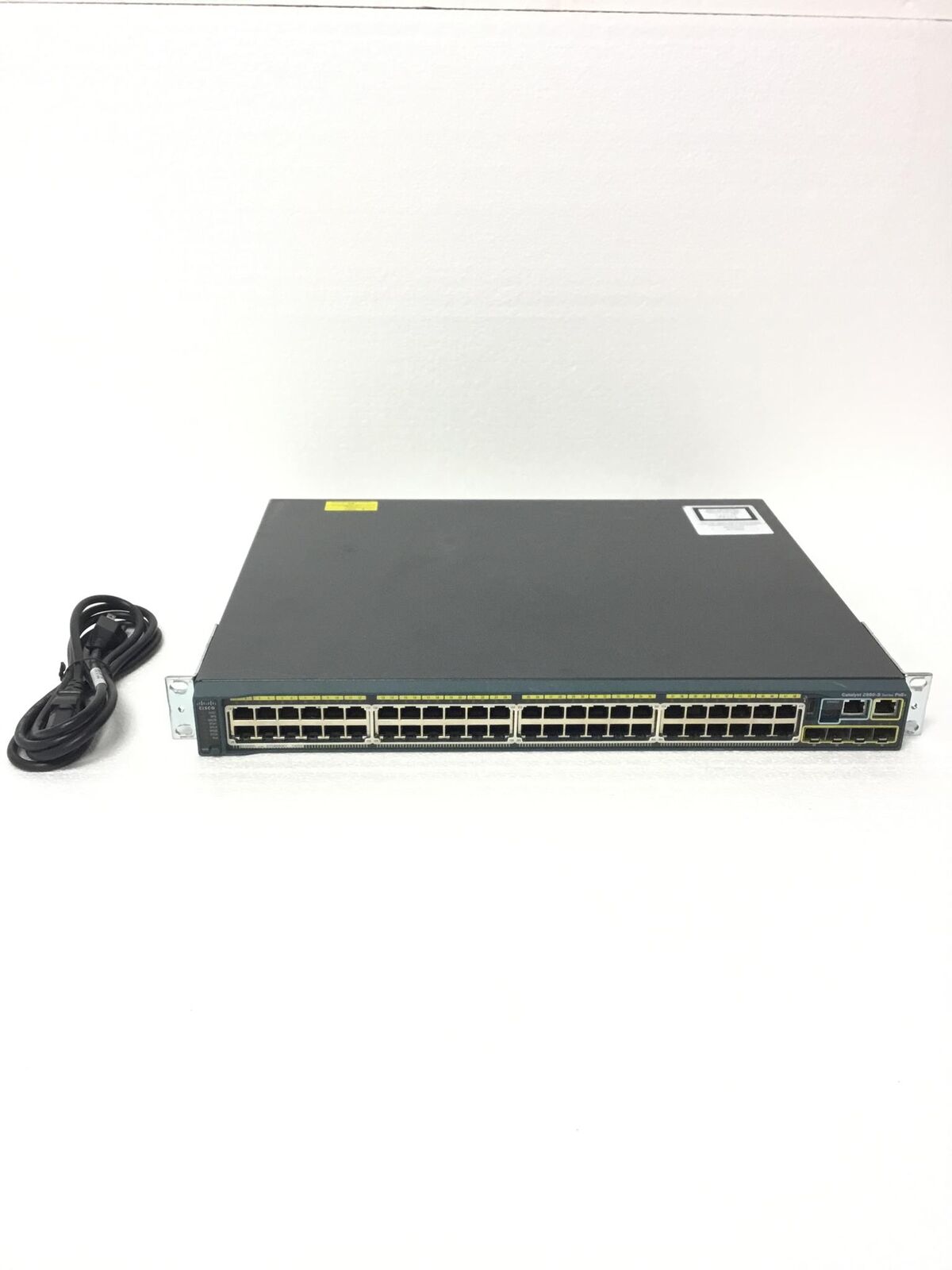 CISCO Catalyst 2960-S 48 Poe+WS-C2960S-48FPS-L V02 Network Switch w/C2960S-STACK