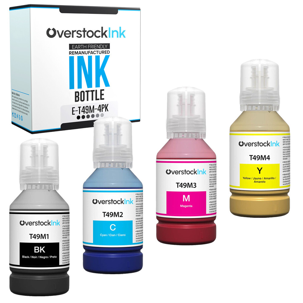 4PK OSI Sublimation T49M Ink Value Pack of 4 Compatible for SureColor F170 F570