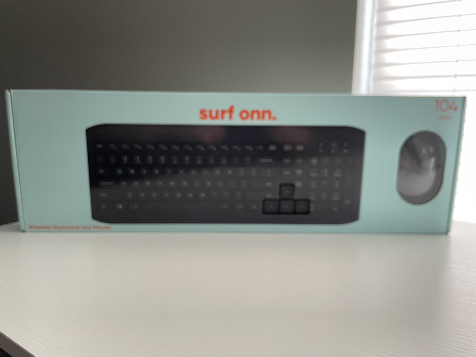 ONN 100009054 Wireless Standard Keyboard & Mouse With 5 Buttons