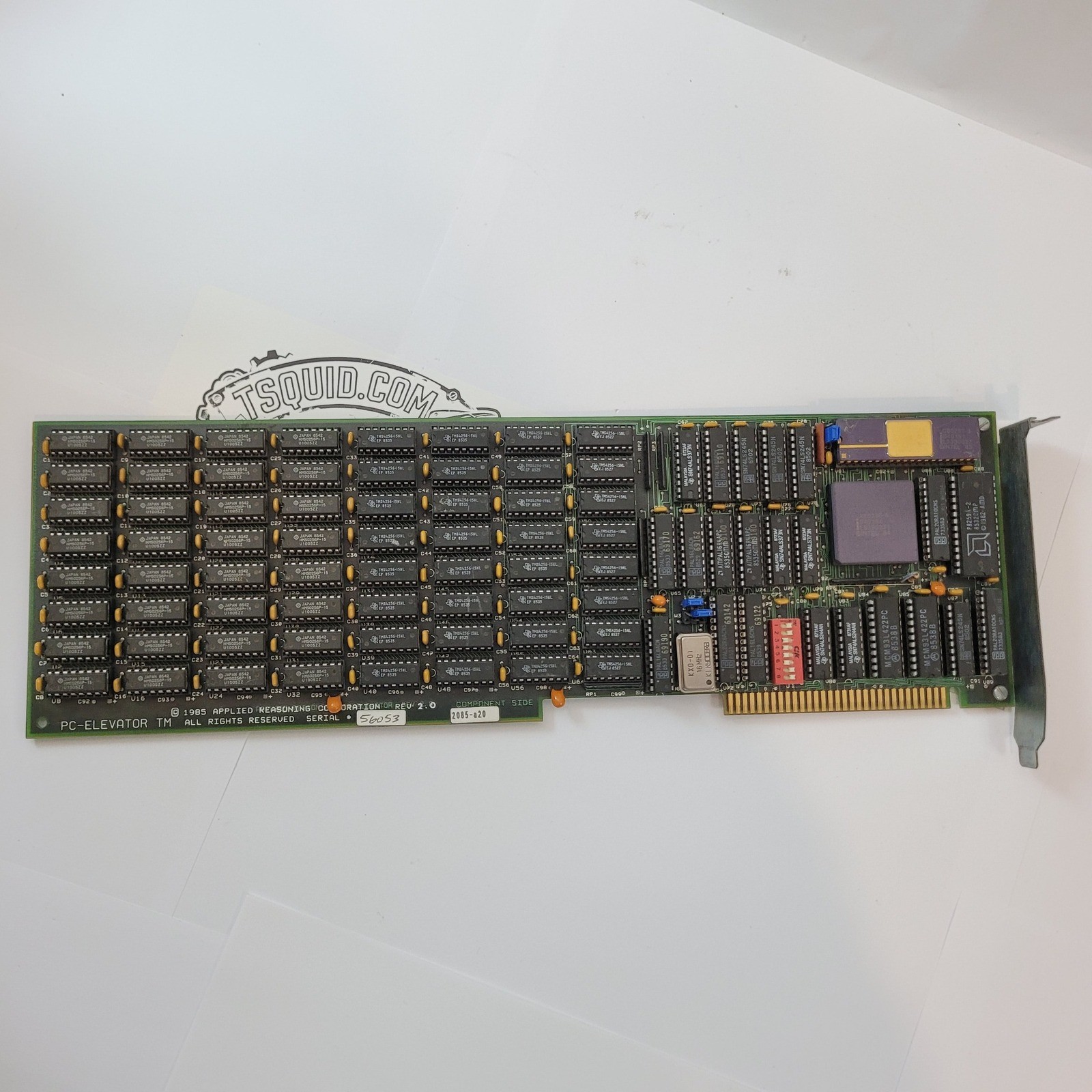 Applied Reasoning PC-Elevator Rev 2.0 ISA Accelerator Board Intel 80286 80287