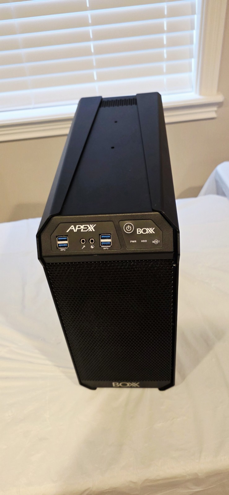 BOXX APEXX S3 PC Case Workstation Chassis w/ AIO Liquid Cooler Fans AM4 Bracket