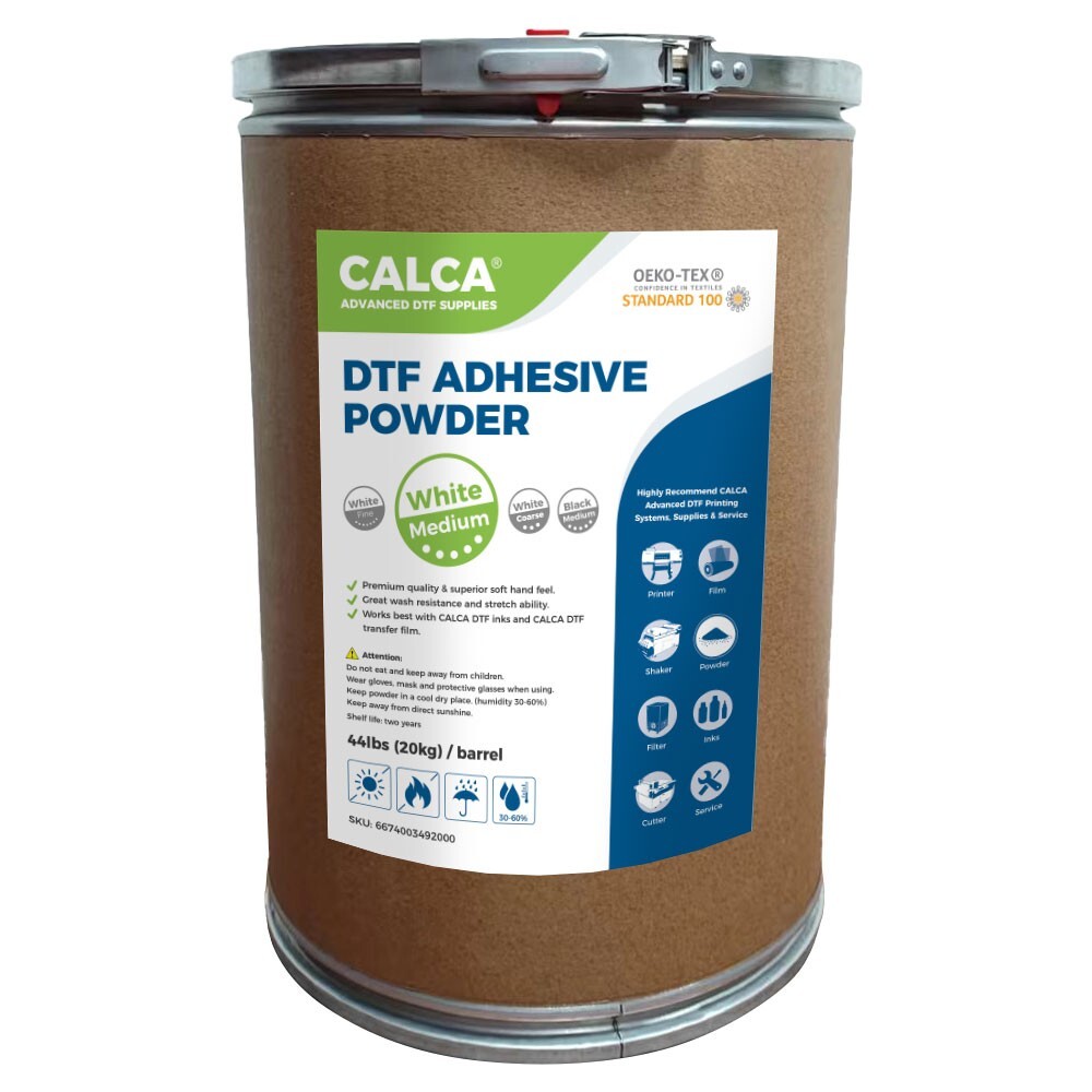 CALCA MM2 44lbs/Barrel Medium Digital Transfer Hot Melt Adhesive TPU DTF Powder