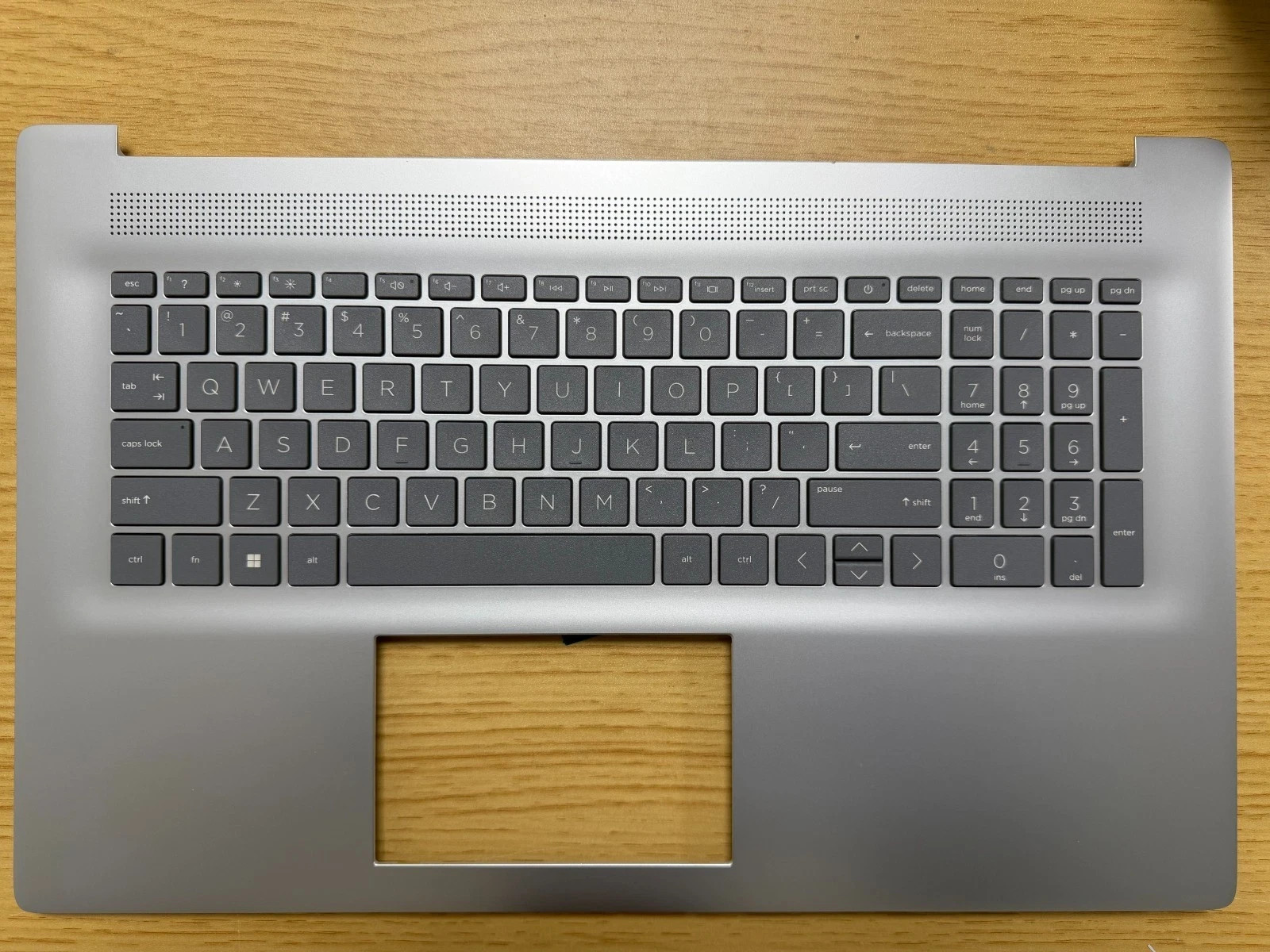 For HP 17-CN 17-CP 17T-CN 17Z-CP Palmrest Keyboard Non-Backlit N39376-001