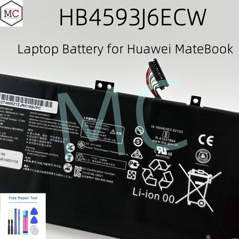 HB4593J6ECW-31 Battery for Huawei MateBook 13 WRT-W19 WRT-W09 WRT-W29