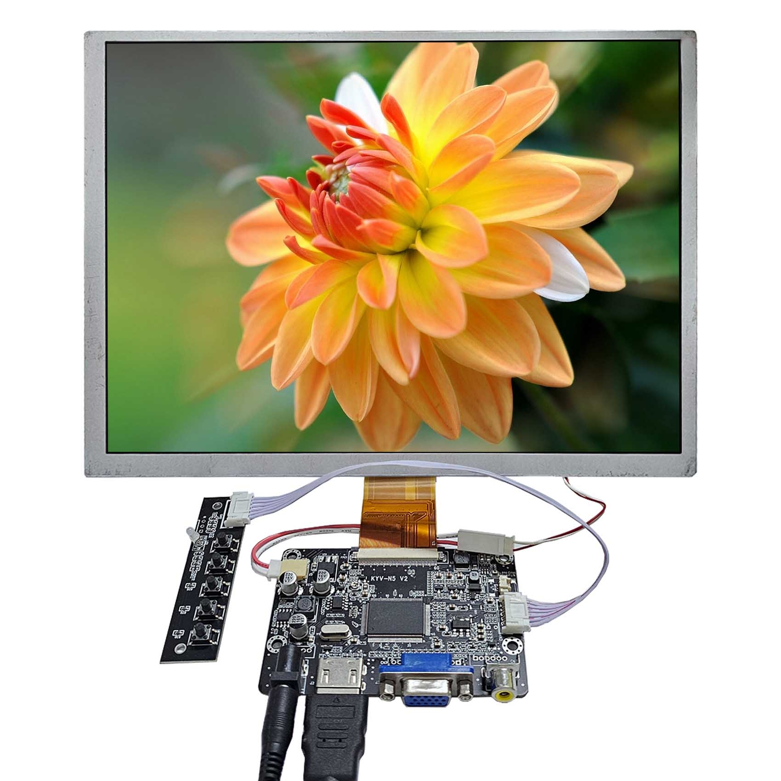 HD VGA AV CVBS LCD Cotnroller Board 10.4" LSA40AT9001 800x600 LCD Screen