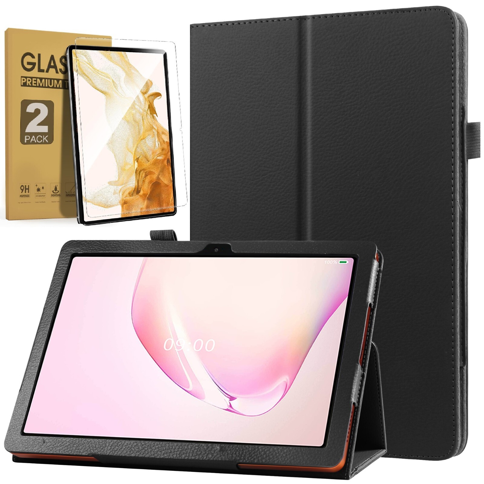 Onn 11 inch Tablet Pro Case 2024 Model 100146660 Cover / Glass Screen Protector