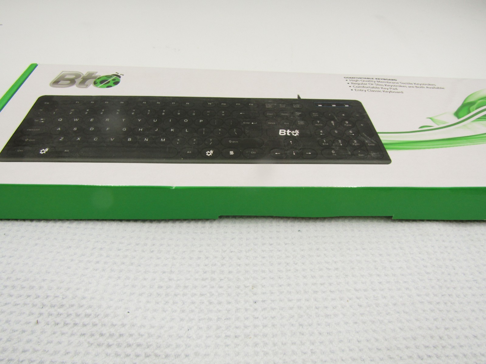 BT USB Wired Keyboard, Anti Spill And Dust Proof