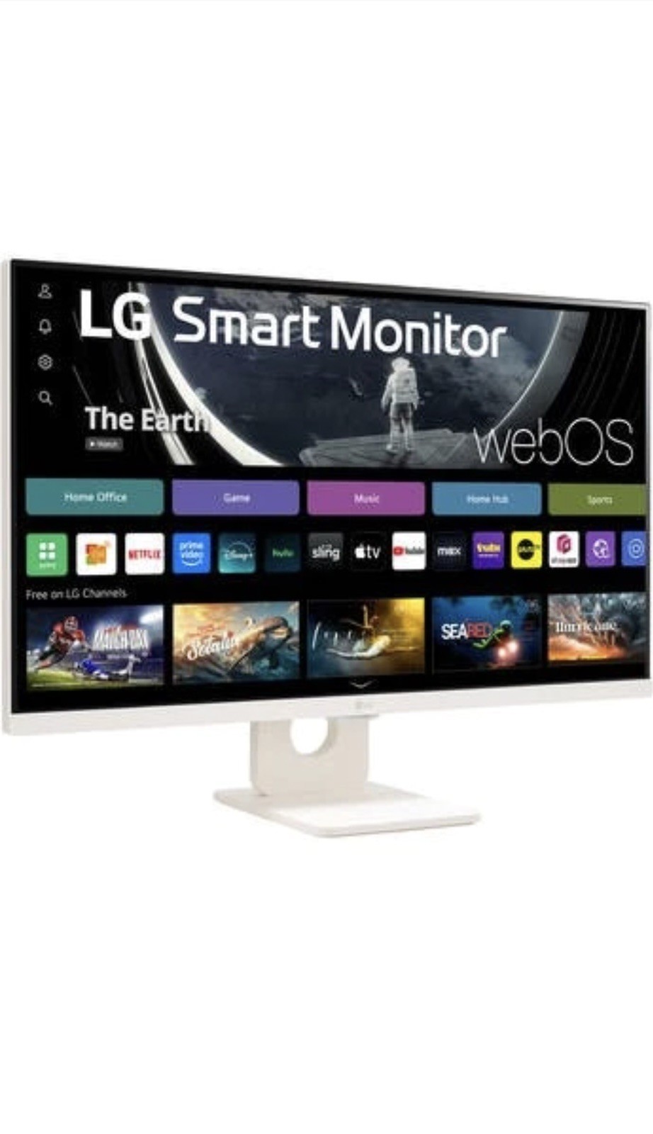 LG 27U511SA-W 27 in Full HD HDR 100 Hz Smart Monitor