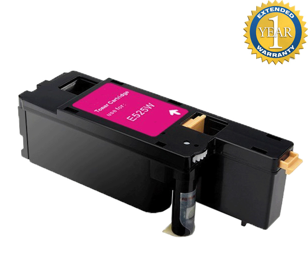 1 PK E525 Magenta Toner for Dell E525w Color Multifunction Printer 