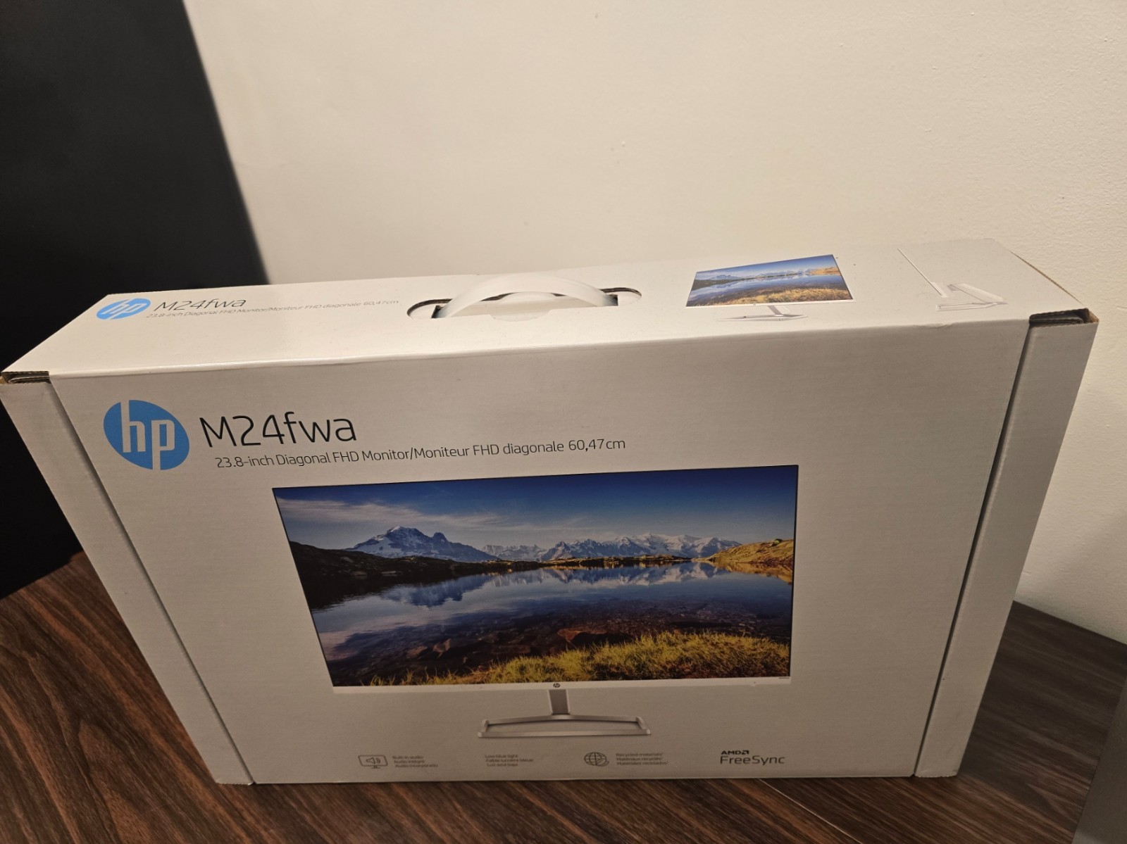 HP M24fe 23.8" FHD Monitor - Gray