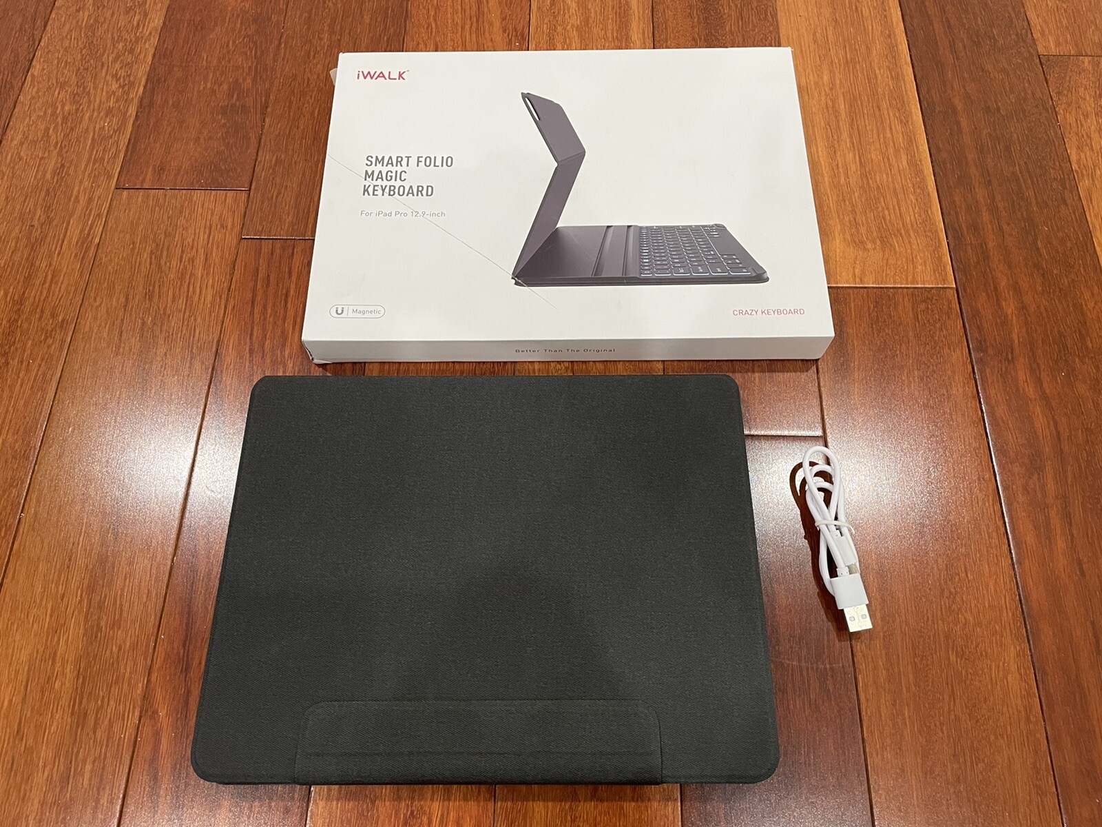 iwalk keyboard case for ipad pro 12.9 Magnetic Attachable Folio Keyboard Case