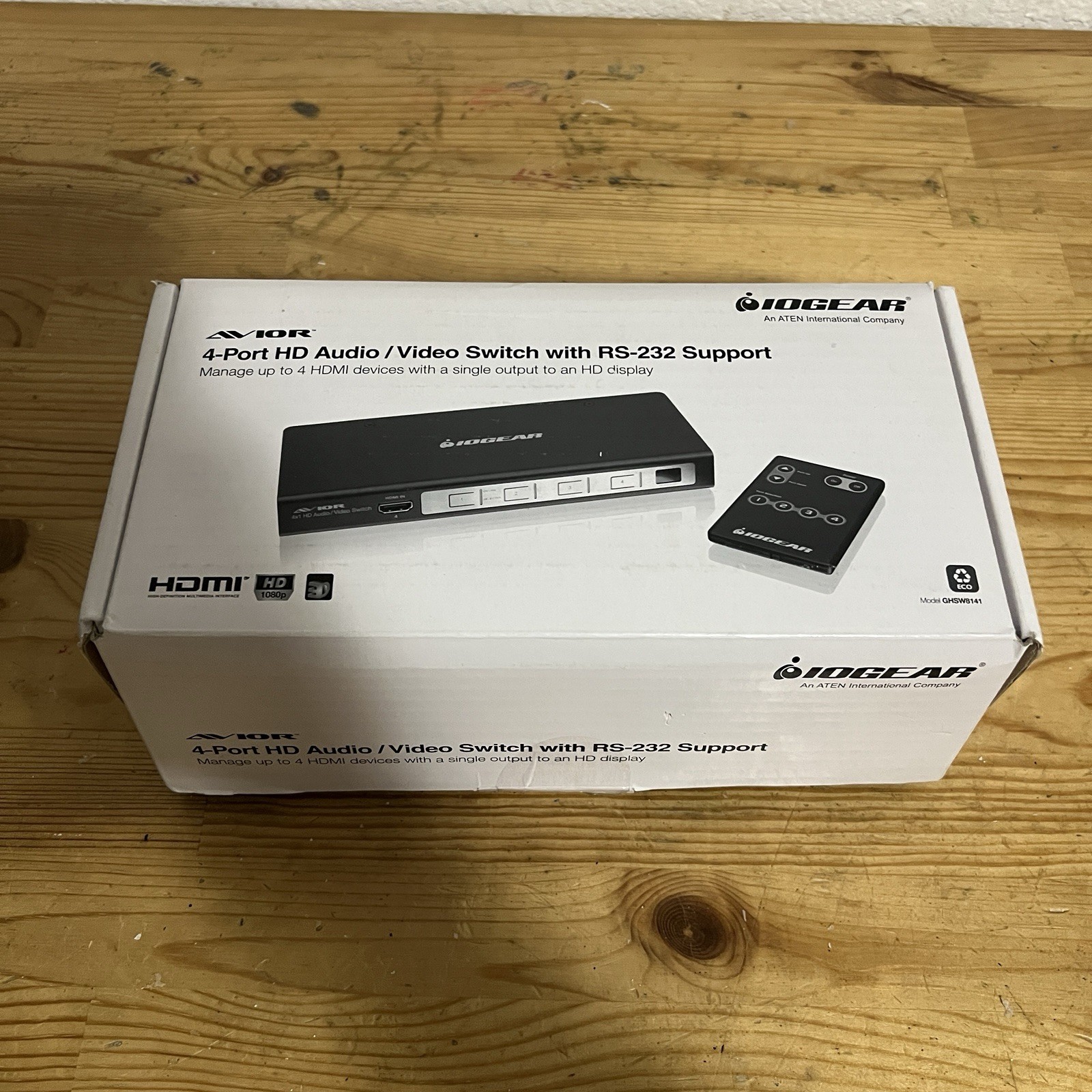 Avior IOGEAR 4-Port HDMI Switch with RS-232 Support