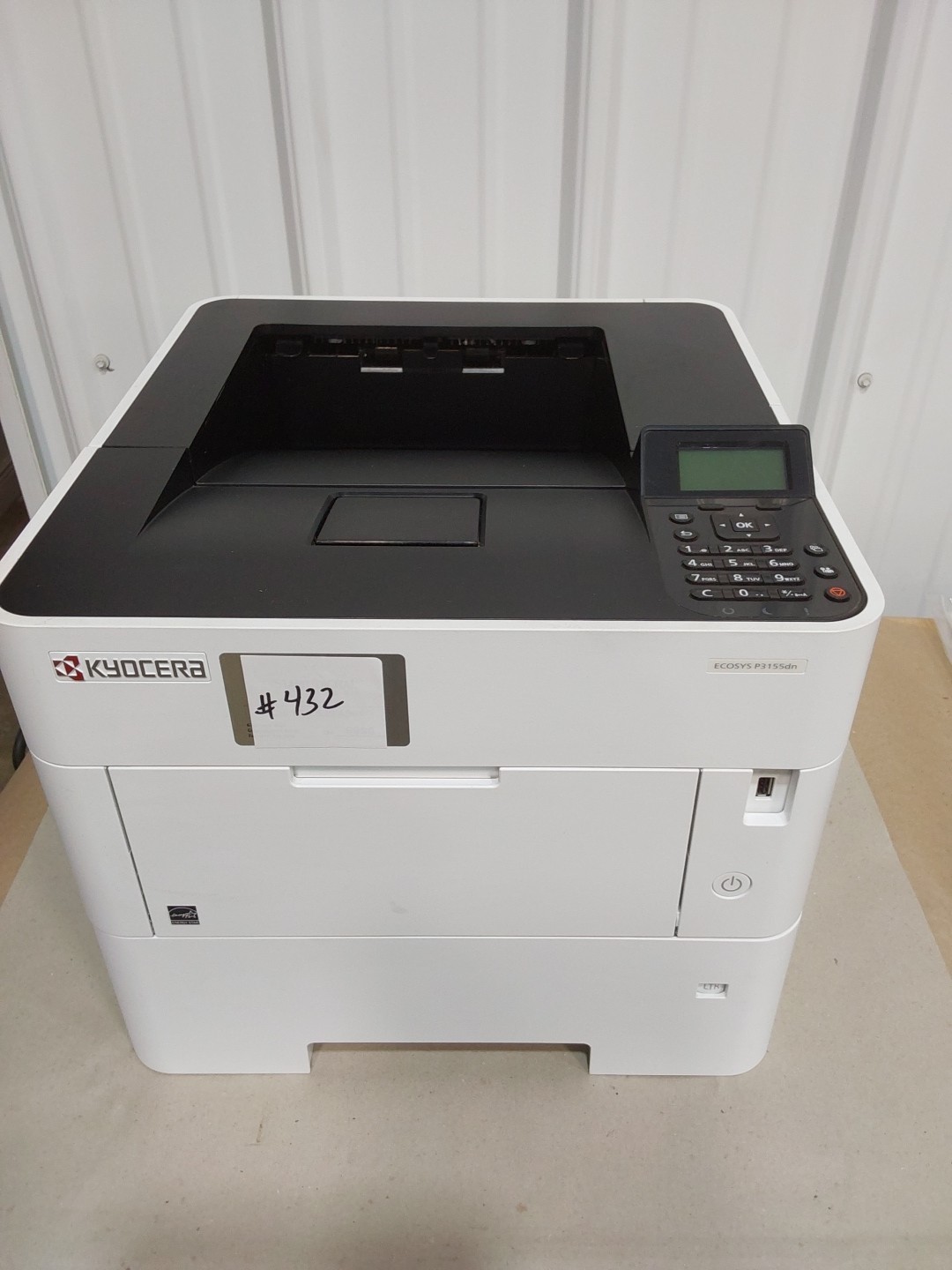 Kyocera ECOSYS P3155dn B/W Laser Printer 55PPM Tested w/Toner Duplex 