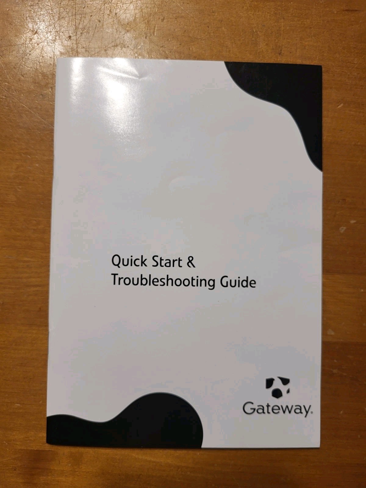 Gateway Quick Start & Troubleshooting Guide Book from Computer Model NV5927u