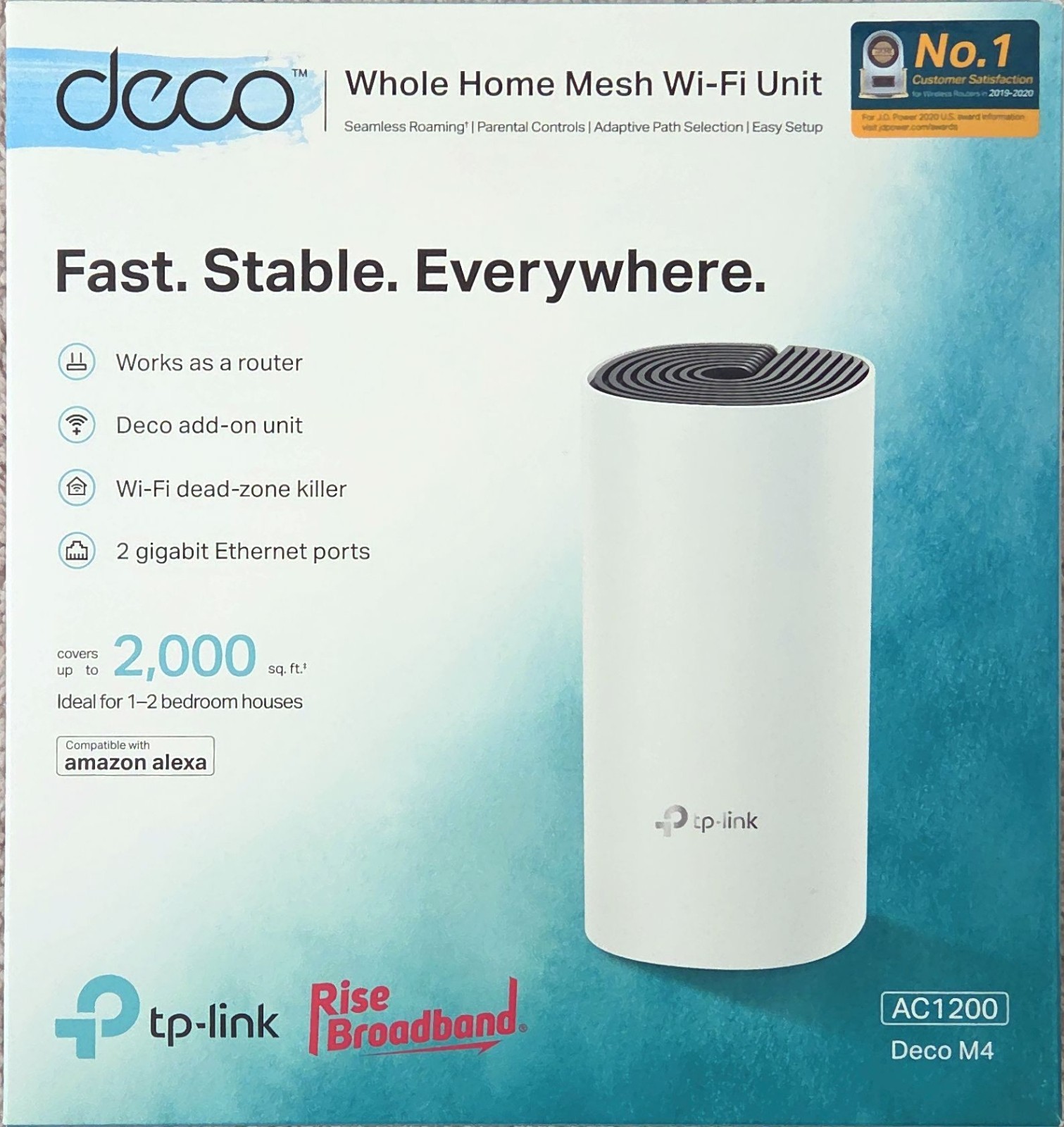 TP-Link Deco HC4 AC1200 Whole Home Mesh Wi-Fi Unit Router
