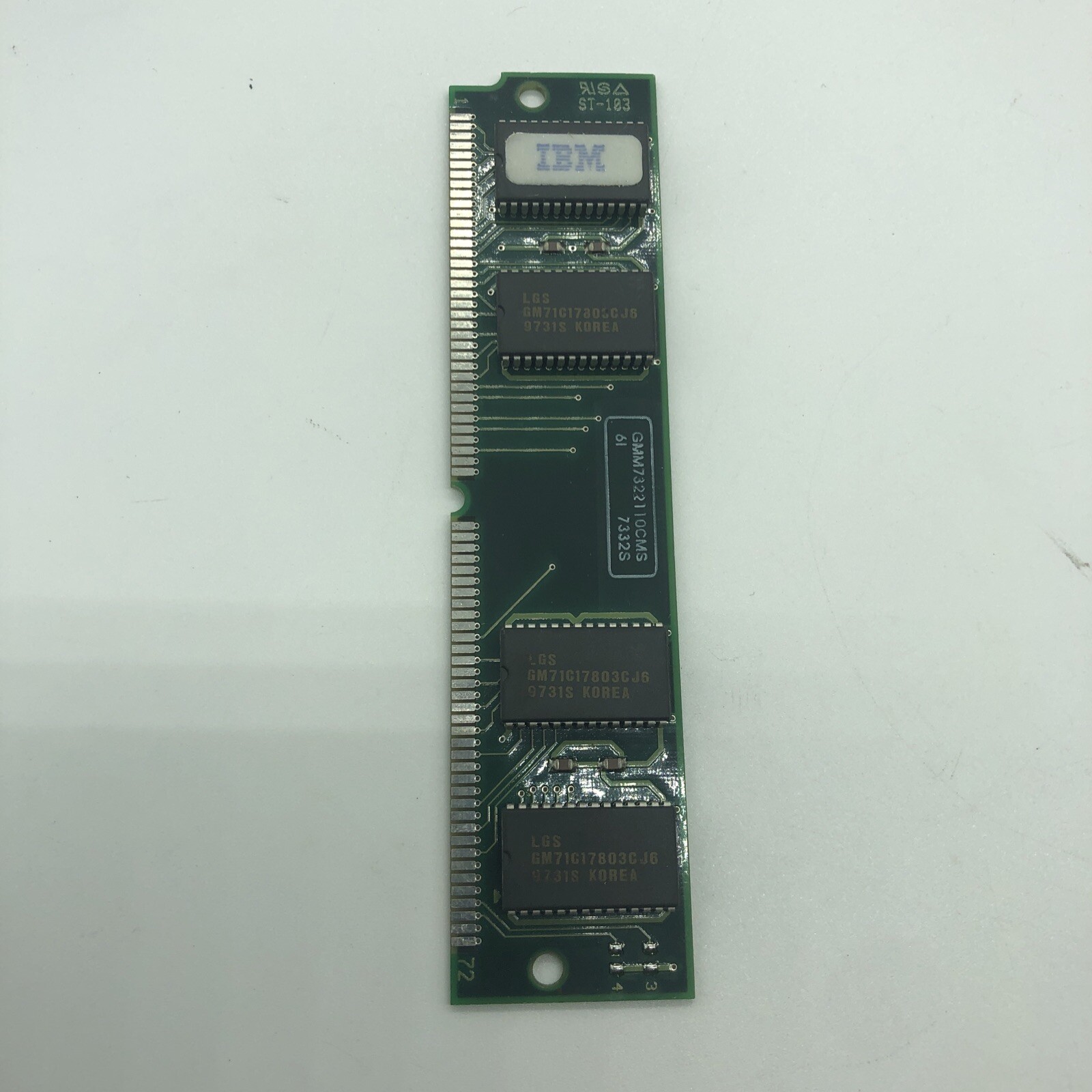 8MB Original IBM 92G7321 2MX32 70nS RAM Memory 72 Pin 8 Megabyte 92G7320 42H2794
