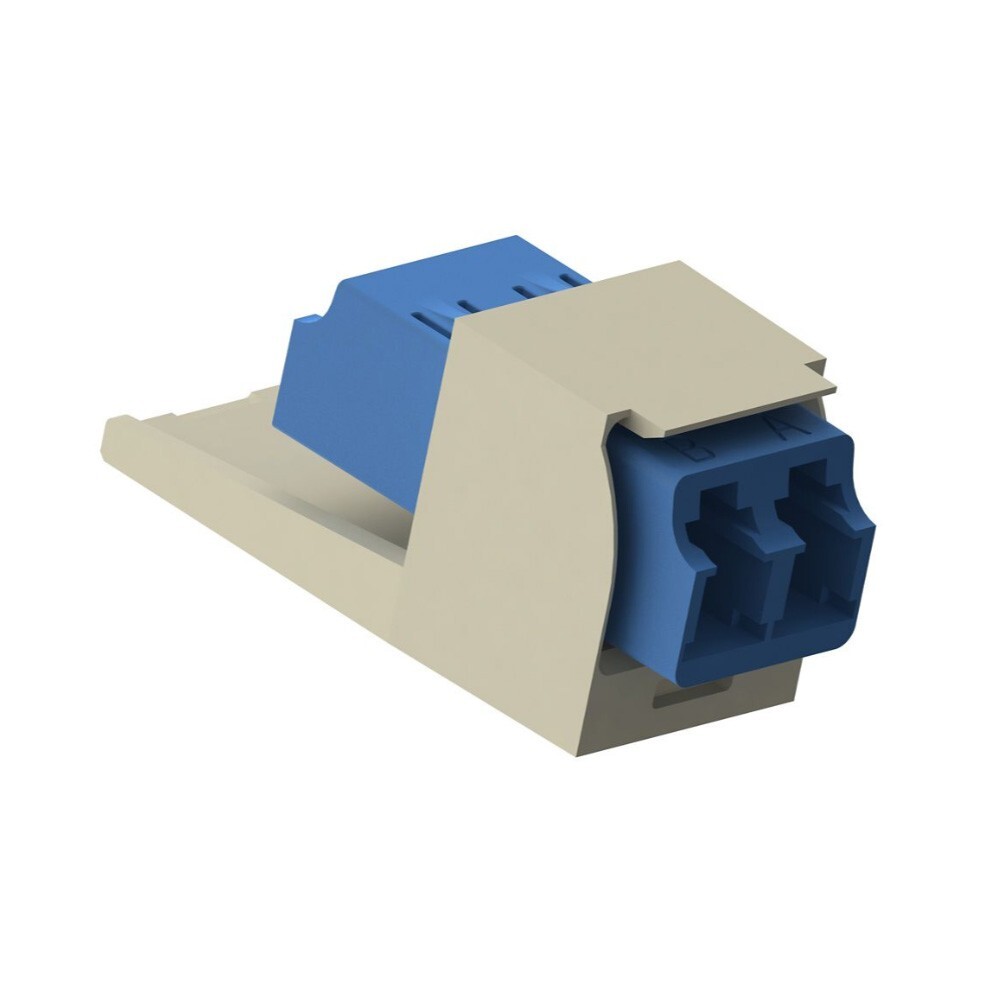 Panduit CMDSLCZEI Singlemode LC Duplex Electric Ivory Module Blue