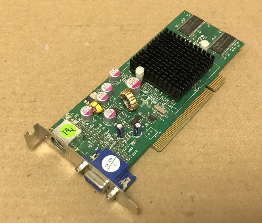 Jaton NVIDIA GeForce MX4000 64MB PCI Graphics Card- Video-208PCI-64Twin, LP