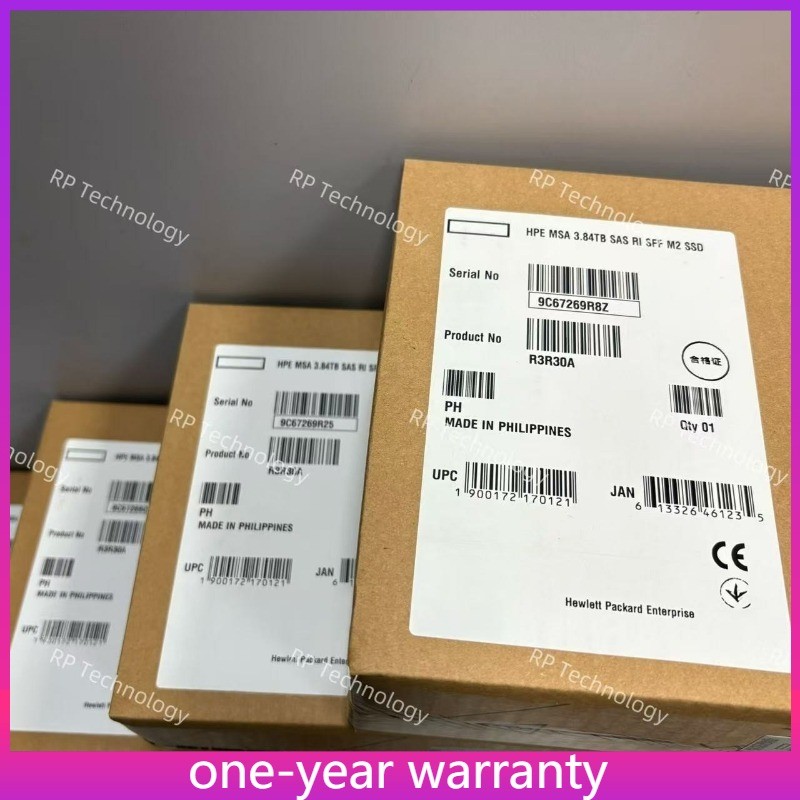  R3R30A P19558-001 HPE 3.84TB MSA 2.5" SAS 12Gbps RI M2 Solid State Drive New