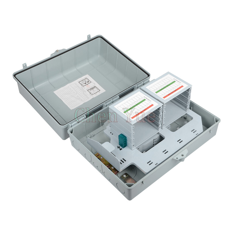 Fiber Optic Terminal Box PLC Distribution Box 1x64 64 Core FTTH Fiber Splitter