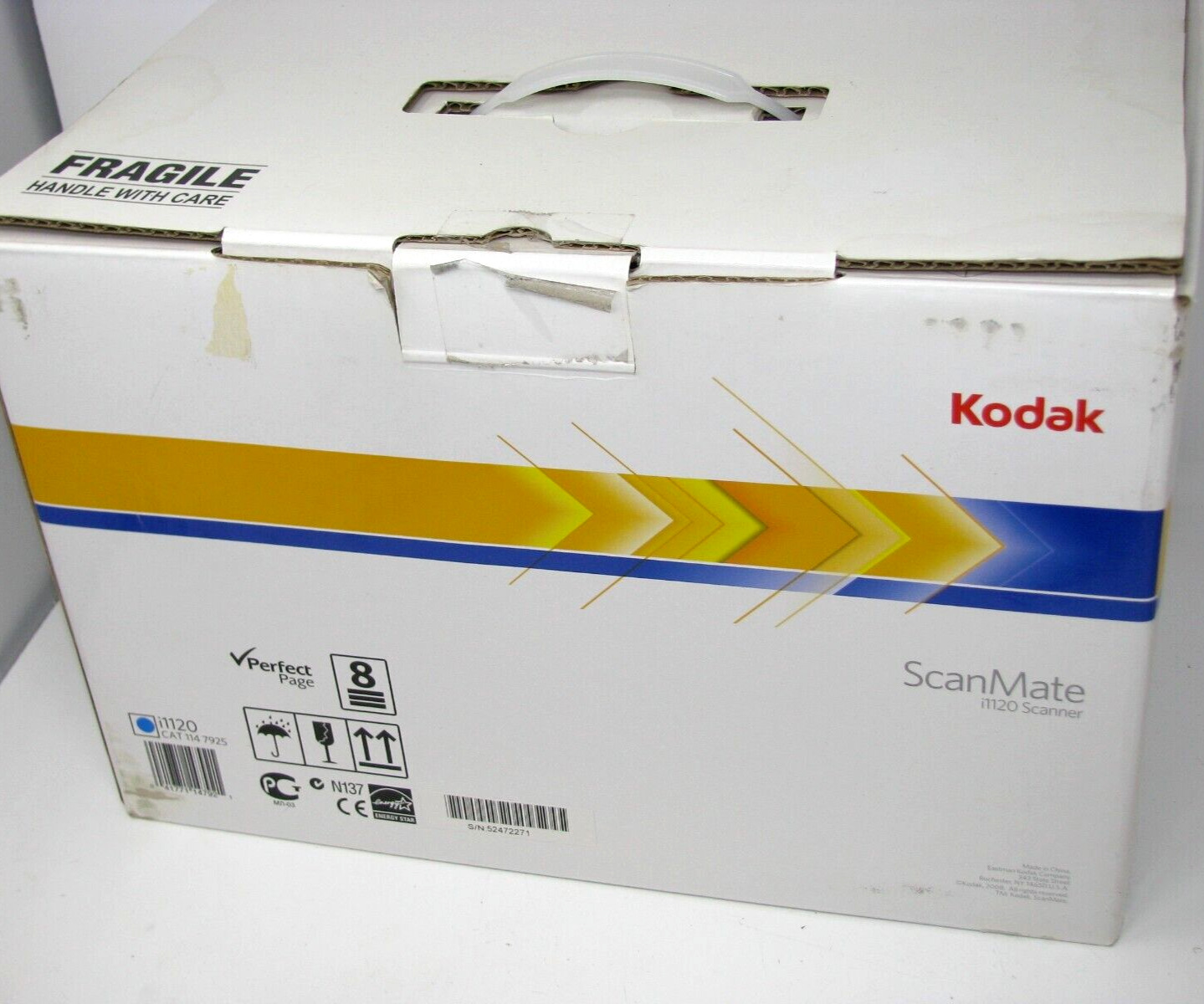 Kodak ScanMate i1120 Sheetfed Scanner w/USB Nice Condition Power Cord