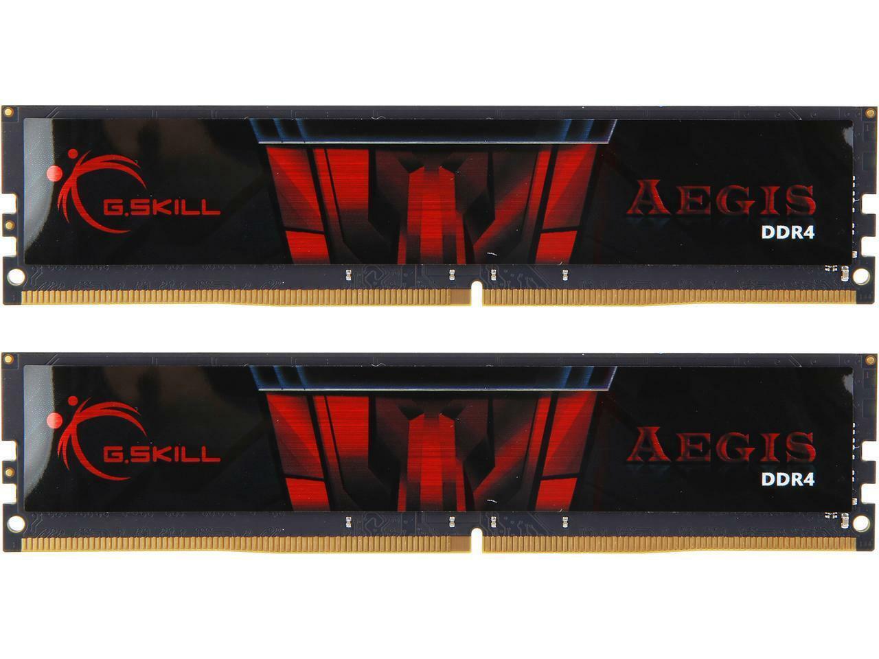 G.SKILL Aegis 32GB (2 x 16GB) 288-Pin PC RAM DDR4 2666 (PC4 21300) Desktop Memor