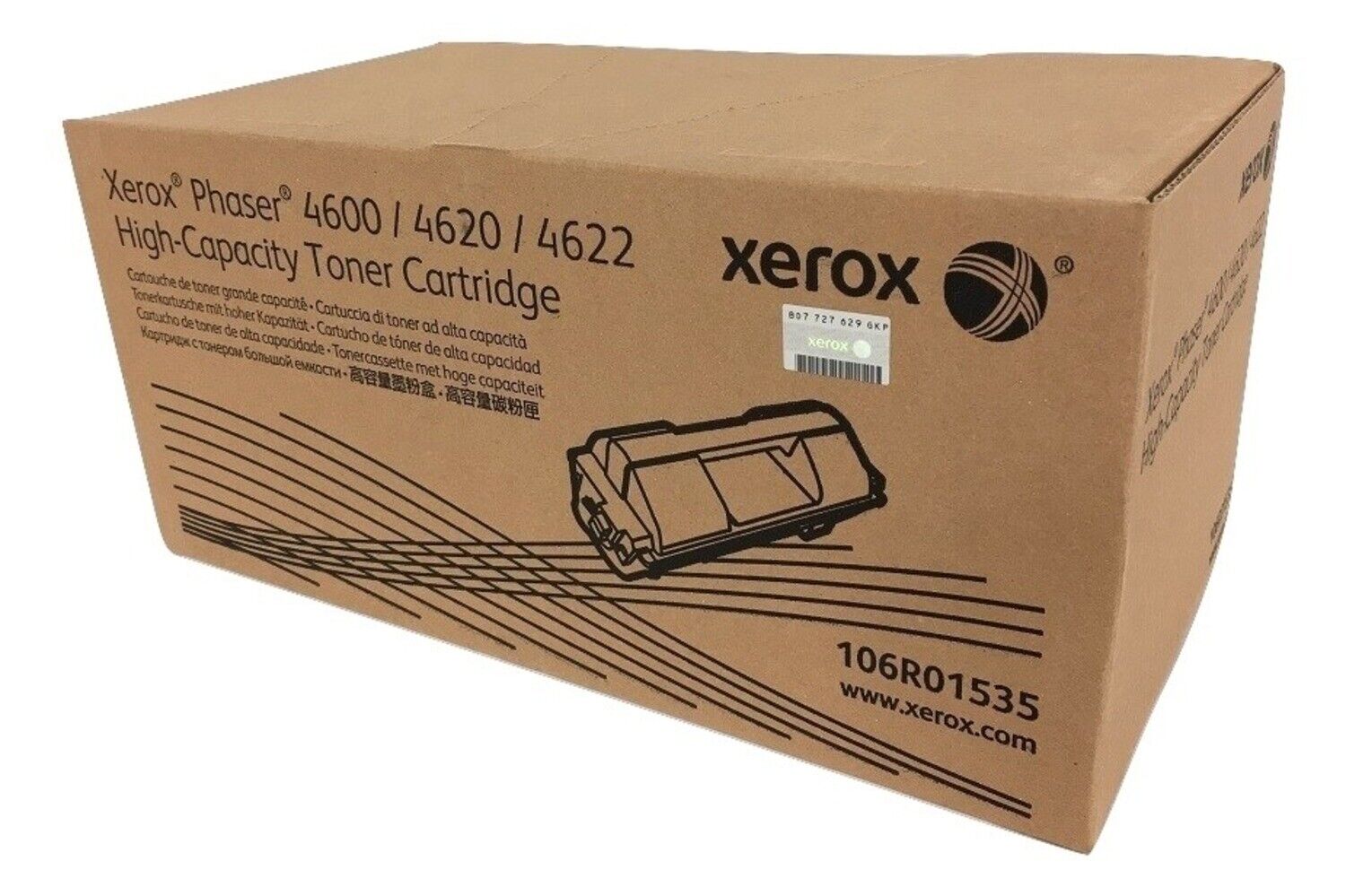 Genuine Xerox 106R01535 Black High Yield Toner Cartridge