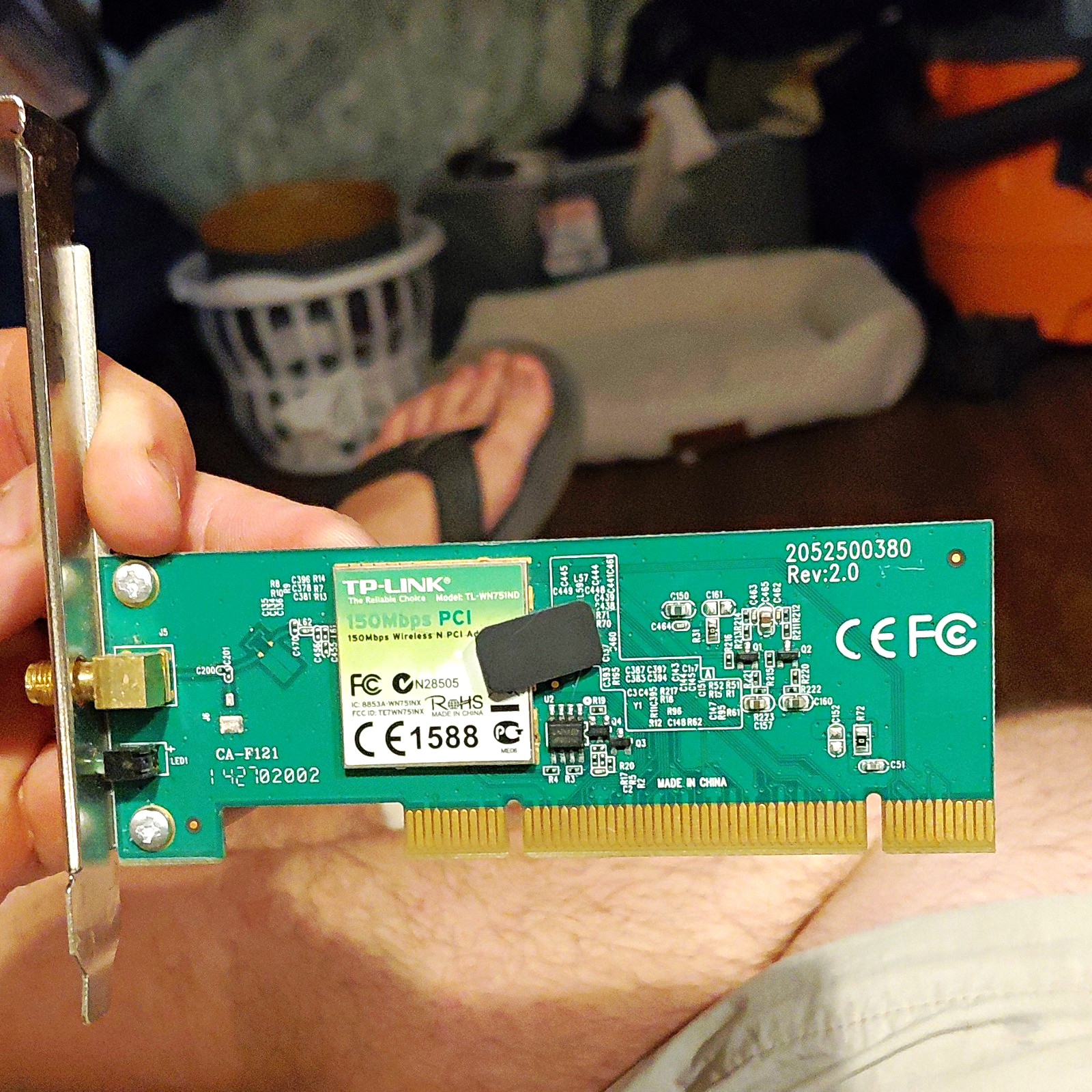 TP-LINK TL-WN751ND 150Mbps Wireless PCI Adapter Card Low Profile 802.11n