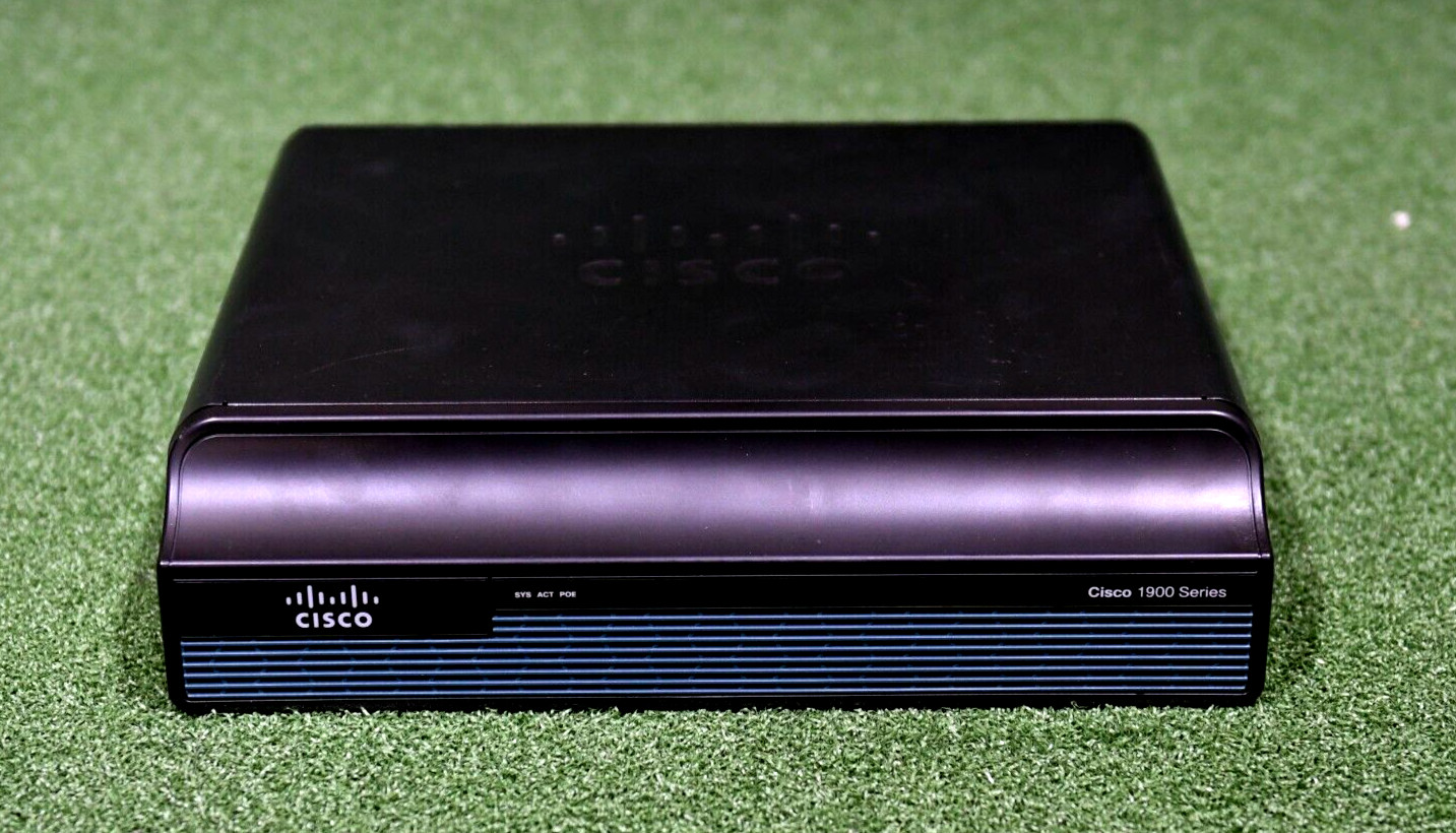 Cisco CISCO1941/K9 1941 Integrated Services Router IOS15 -  1 YrWty / TxInv