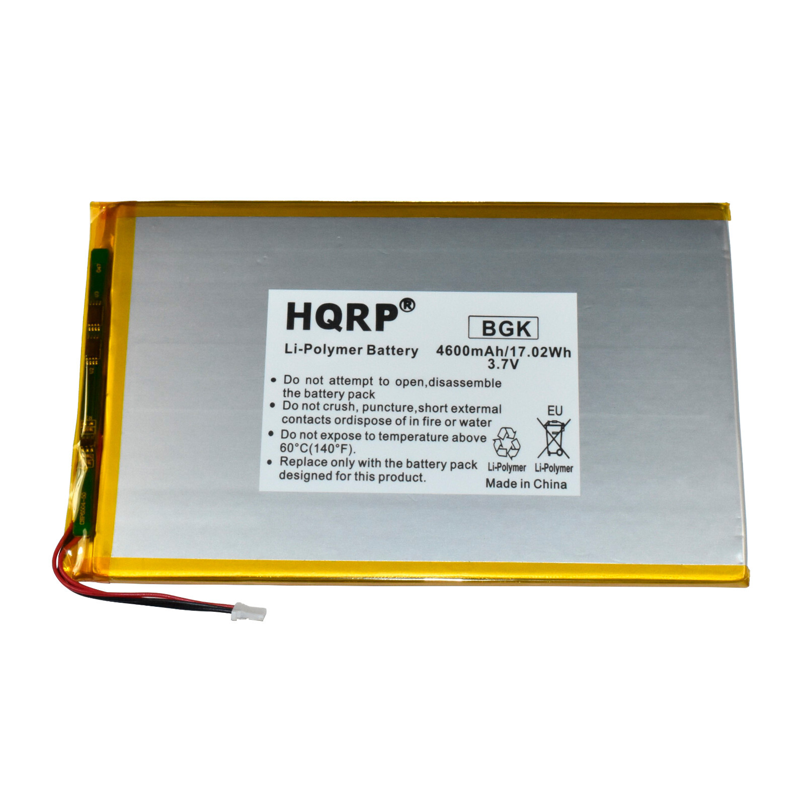 HQRP 3.7v 4Ah 4500mAh Battery Works with RCA CAMBIO W1162 11.6" Tablet PT2870121