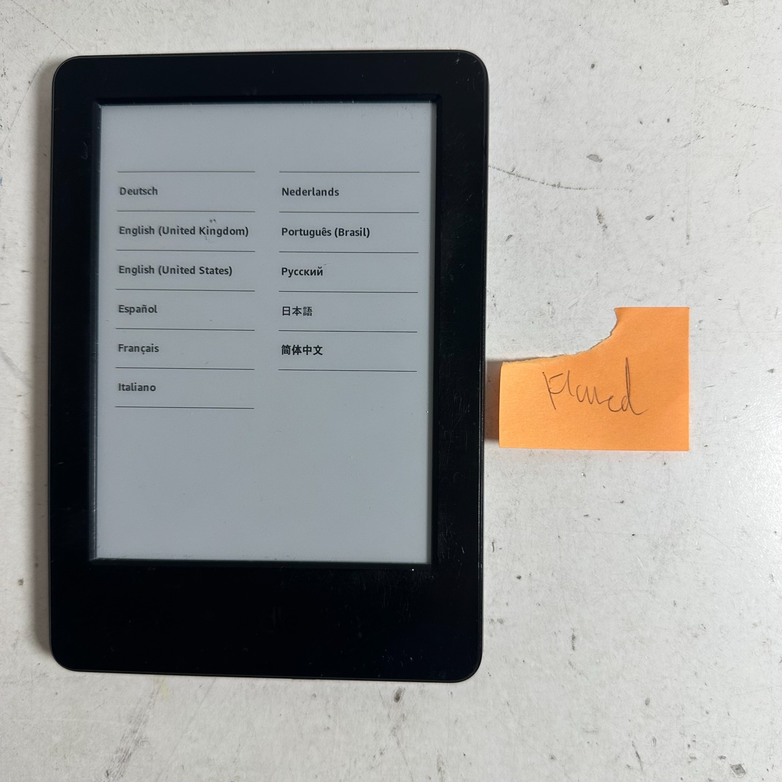 Amazon Kindle 7th Generation WP63GW Black 6" Touchscreen Wi-Fi eBook - FLAWED
