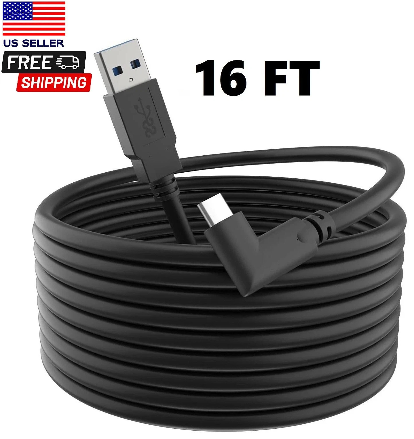 Syntech Link Cable 16 FT Compatible Oculus/Meta Quest 3 series USB 3.0 to USB C