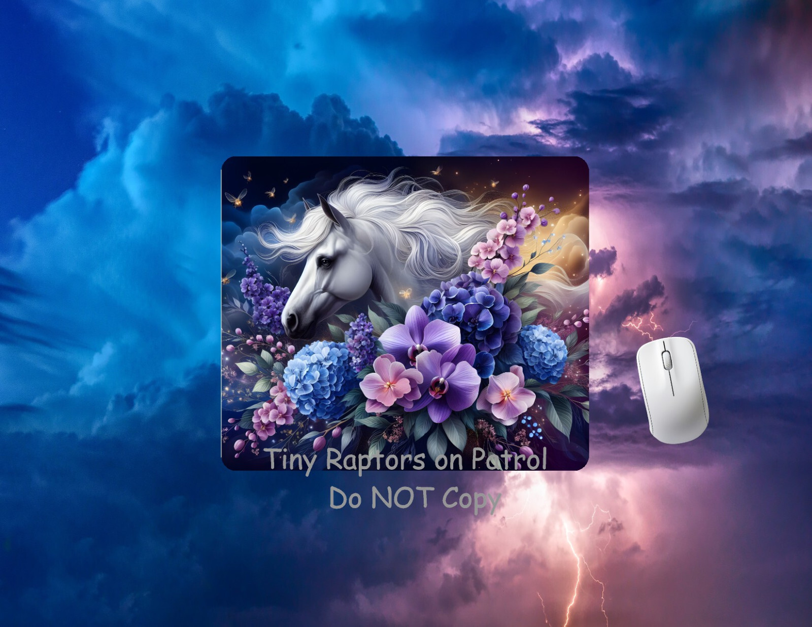Horse themed neoprene PC/laptop Mouse Pad, CHOICE, , gifts, farm